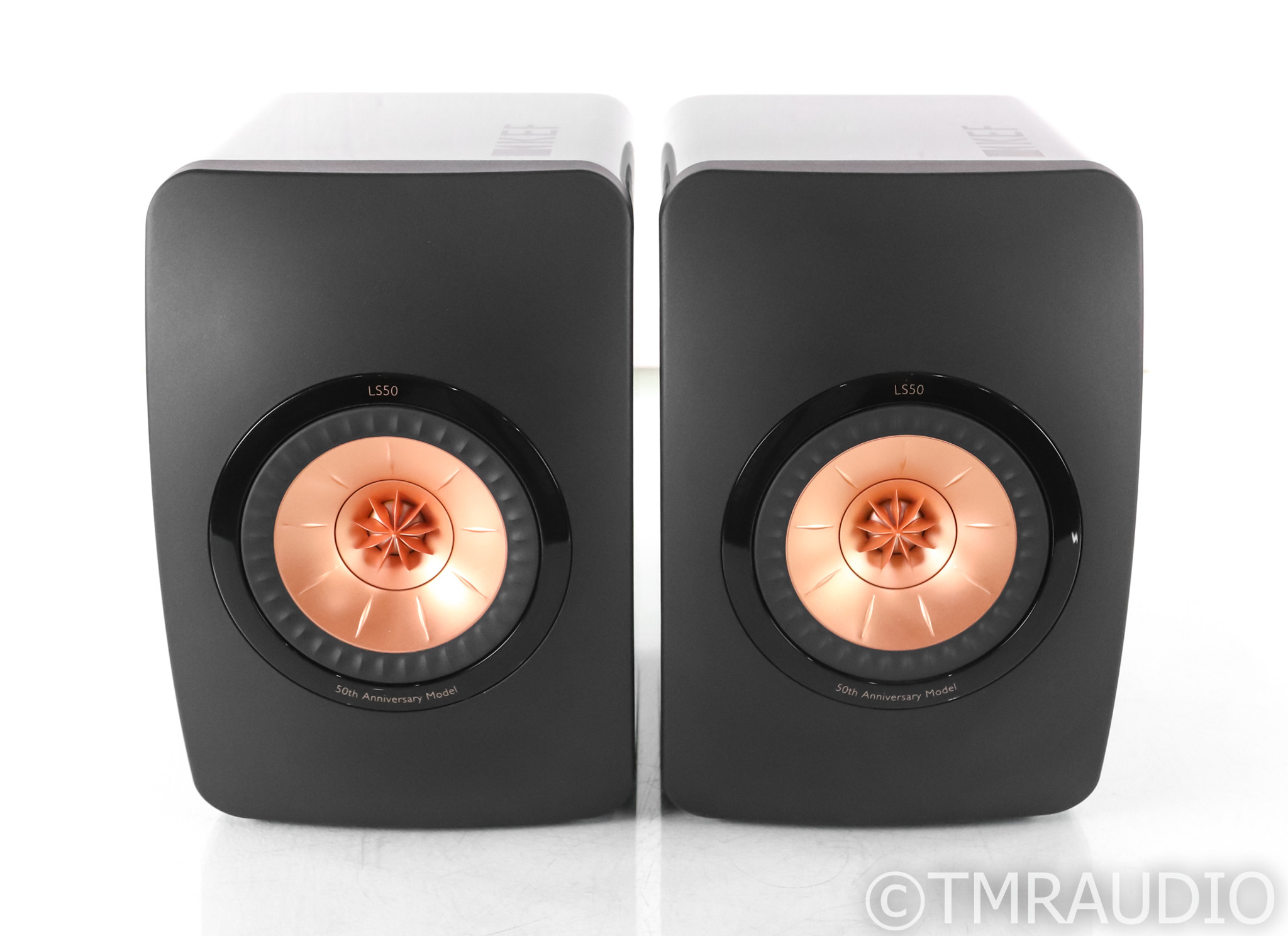 KEF LS50 50th Anniversary Edition Bookshelf Speakers; Black Pair; LS-50