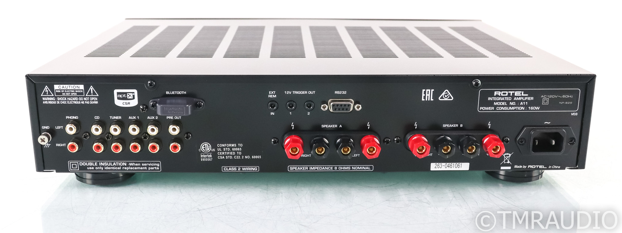 ROTEL A11 プリメインアンプ ROTEL - A11/シルバー（ブルートゥース搭載・インテグレーテッド