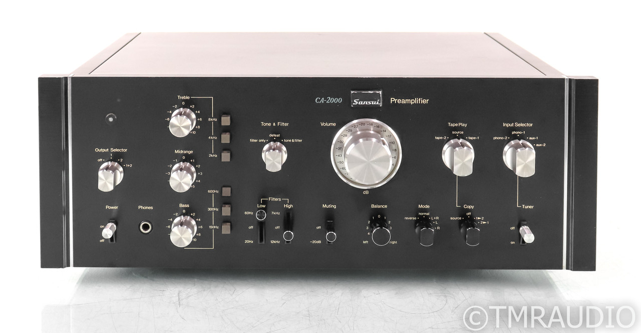 Sansui CA-2000 Vintage Stereo Preamplifier; CA2000; MM / MC Phono