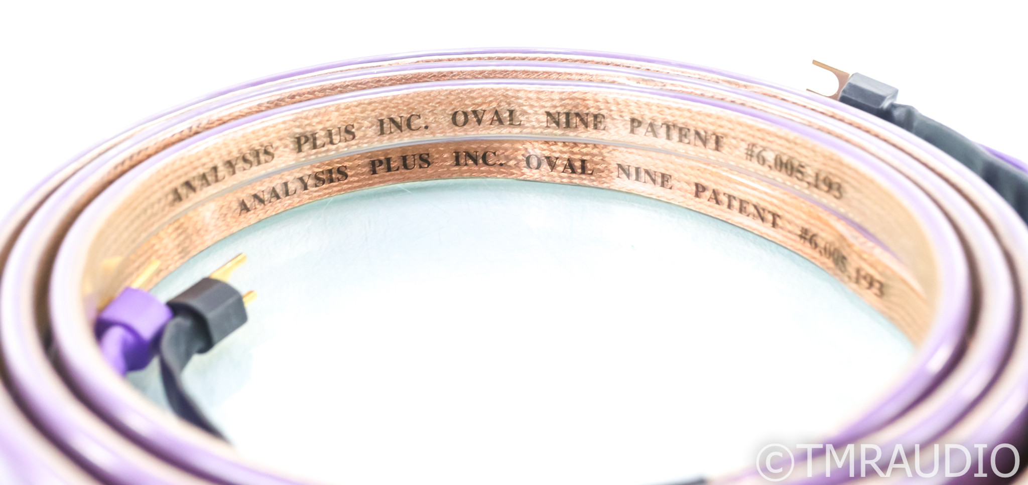 ★専用★Analysis Plus Oval 9 Speaker Cable Black Mesh Oval 9 Speaker Cable - Analysis Plus