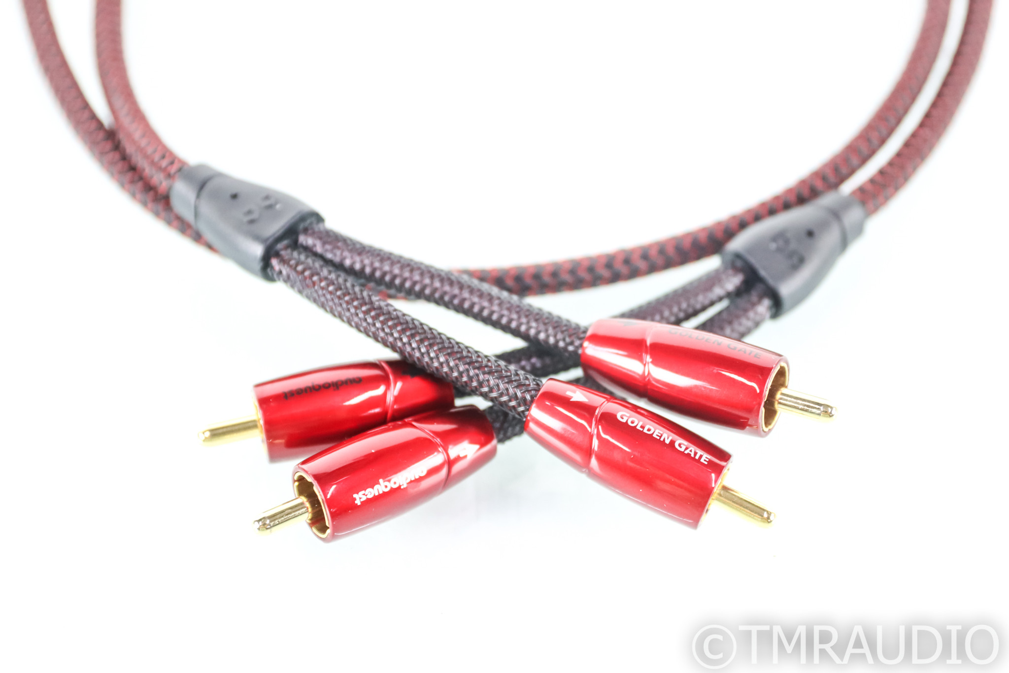 AudioQuest Golden Gate RCA Cables; 1m Pair Interconnects (SOLD2)