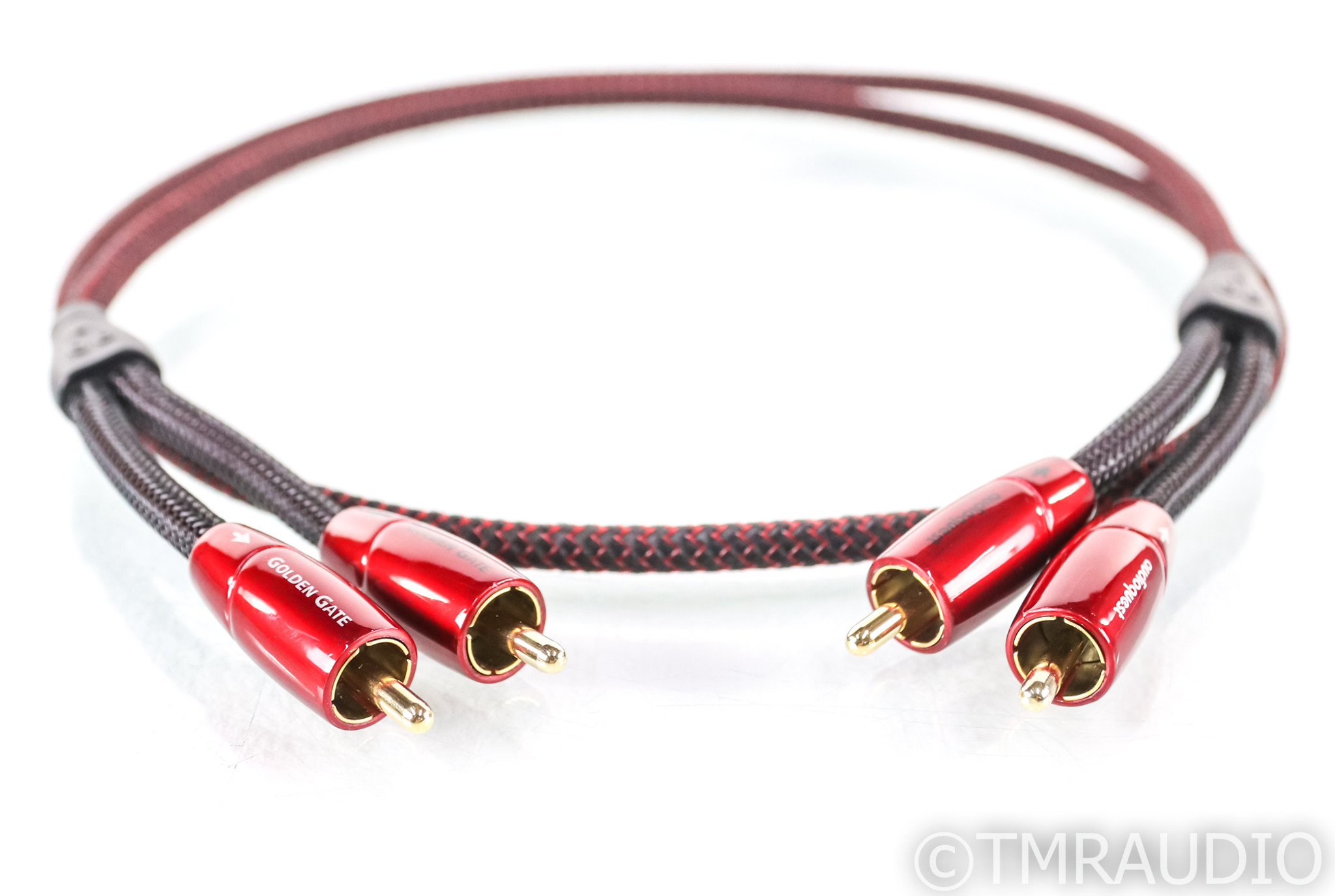 AudioQuest Golden Gate RCA Cables; 1m Pair Interconnects (SOLD2)