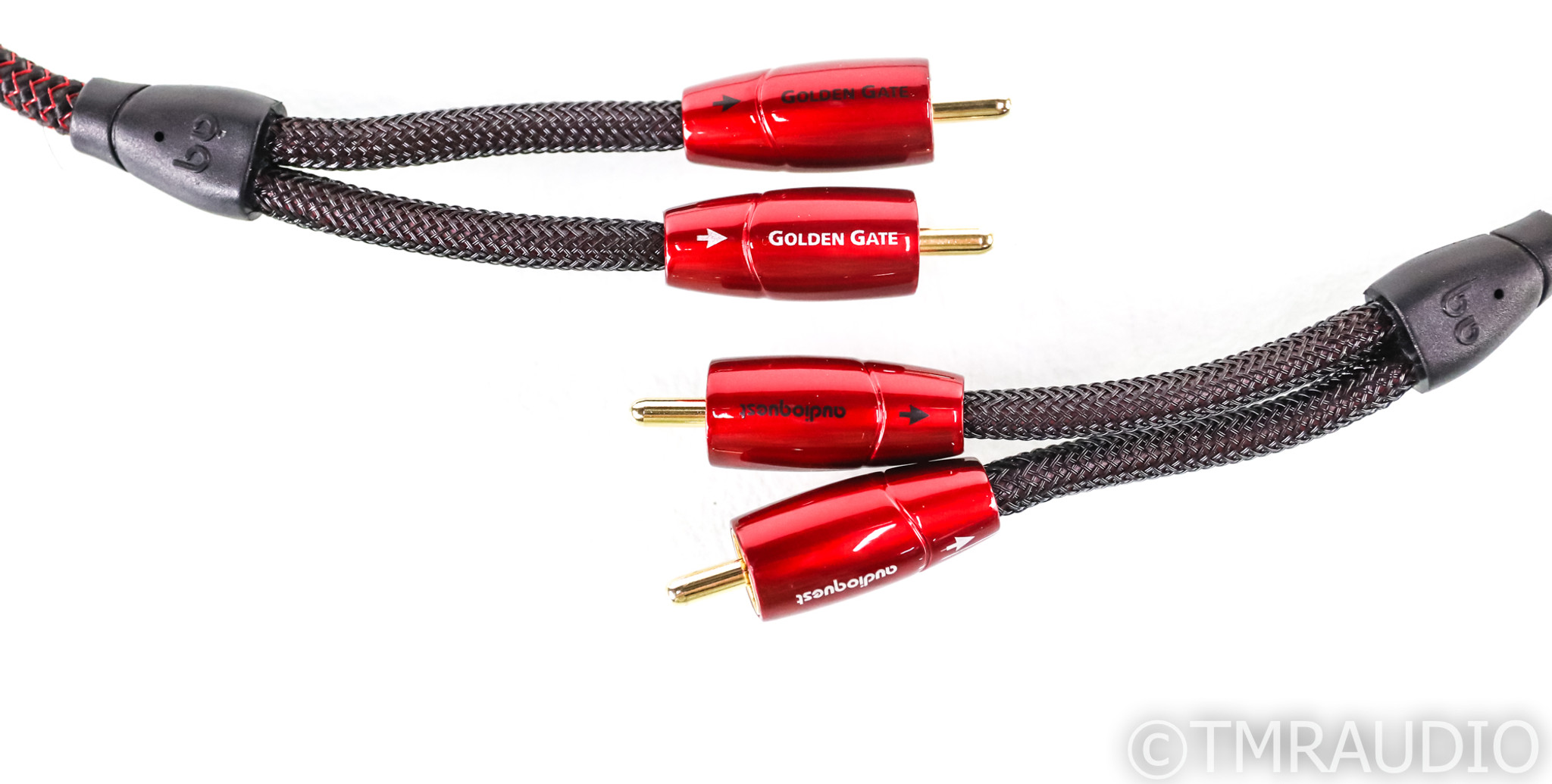 AudioQuest Golden Gate RCA Cables; 1m Pair Interconnects (SOLD2)