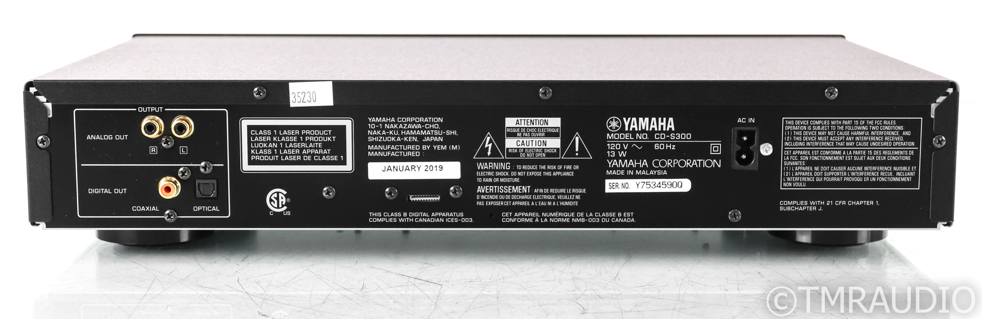 Yamaha CD-S300 CD Player