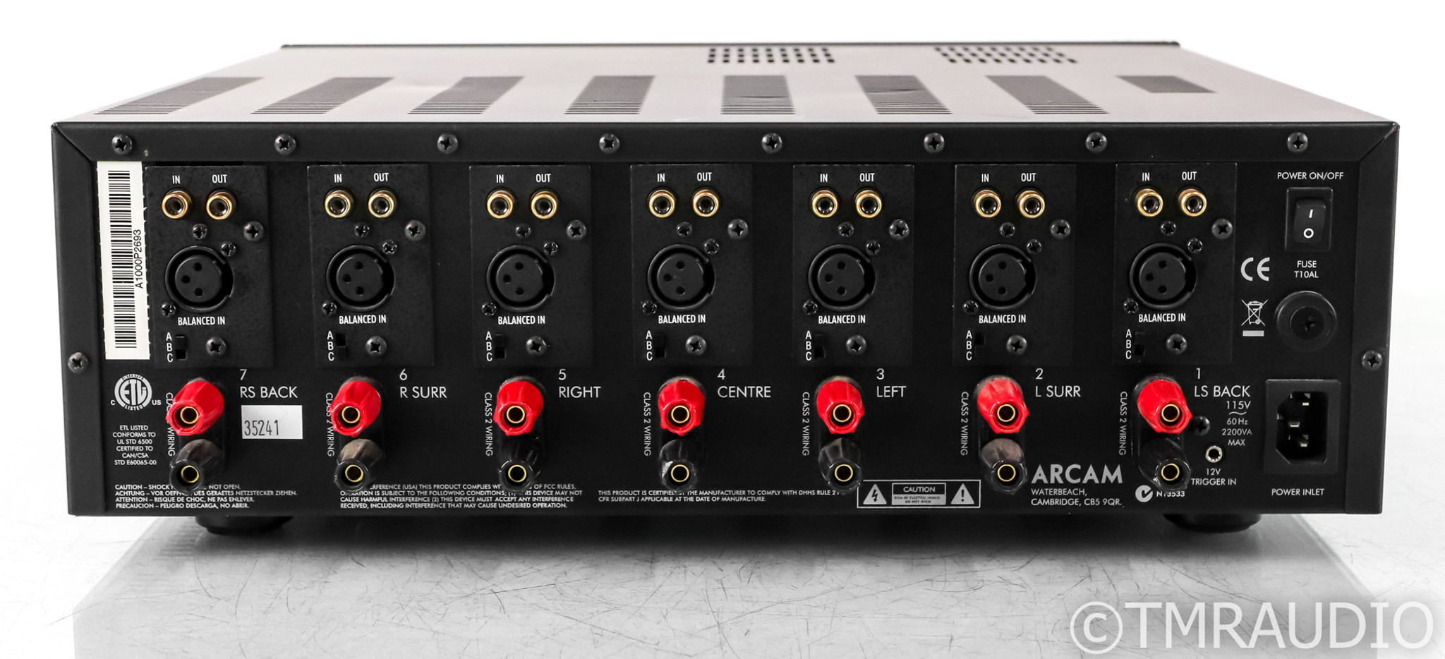 Arcam P1000 7 Channel Power Amplifier; P1000 The Music Room