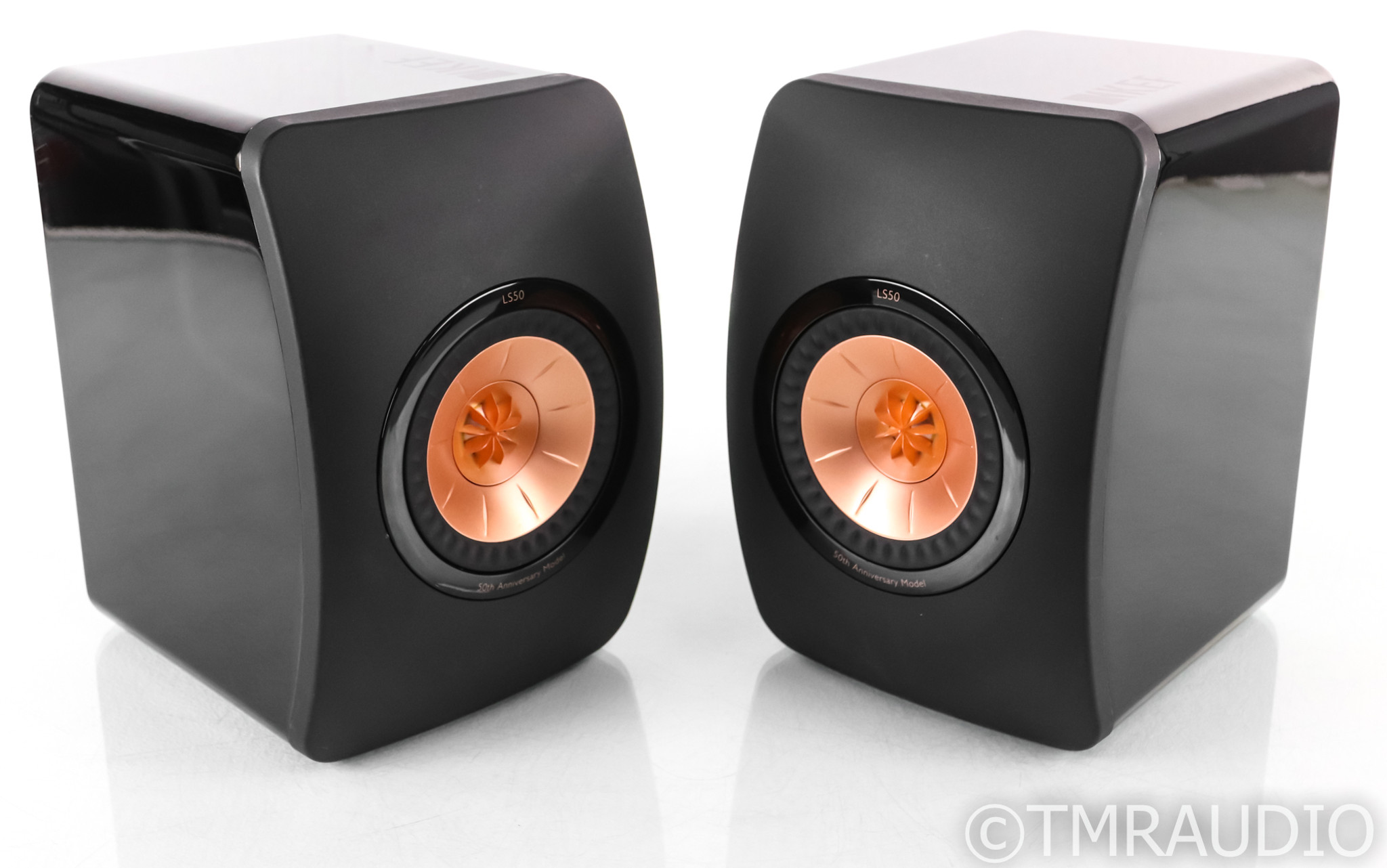 KEF LS50 50th Anniversary Bookshelf Speakers; LS-50; Black Pair