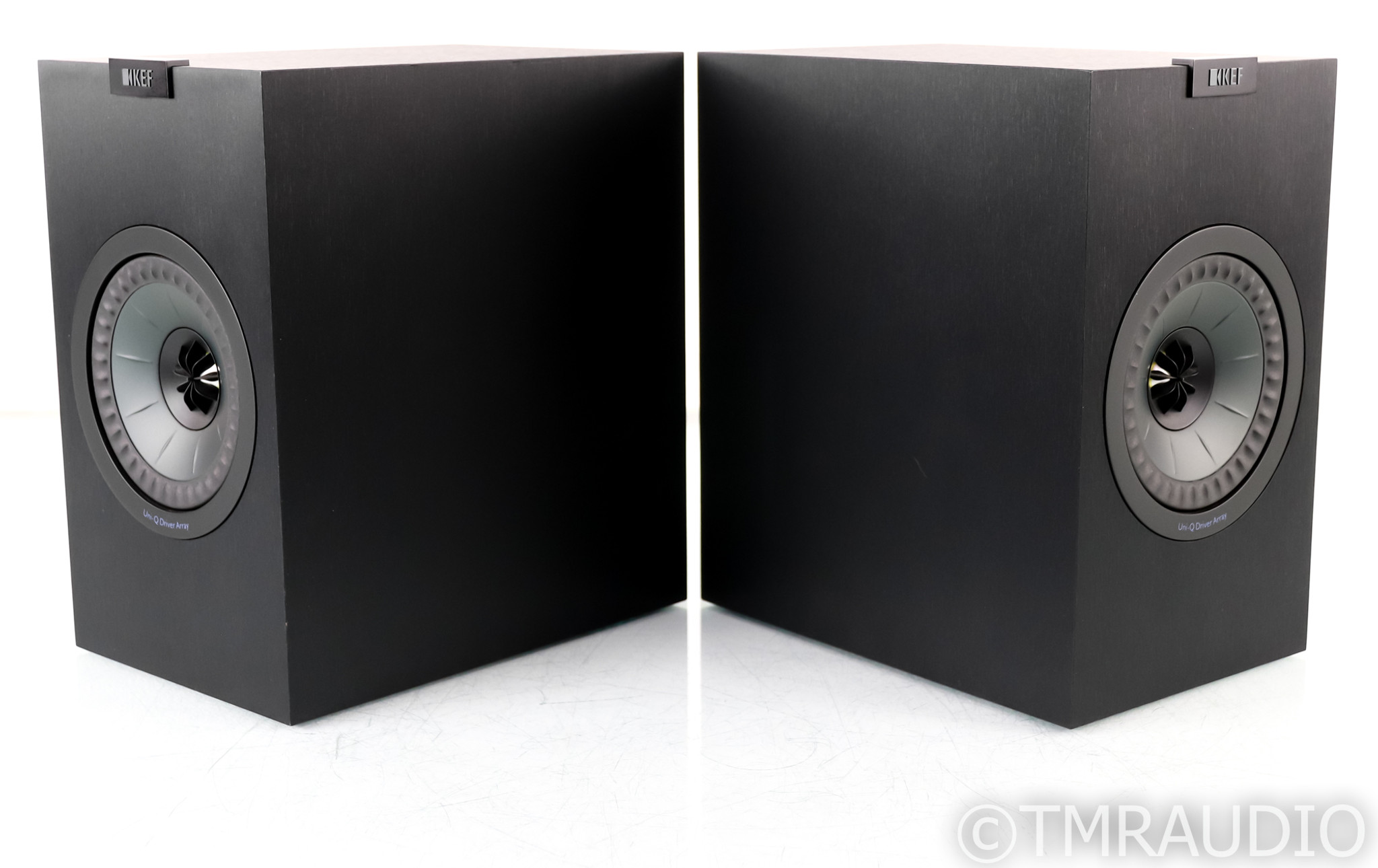 KEF Q150 Bookshelf Speakers; Satin Black Pair - The Music Room