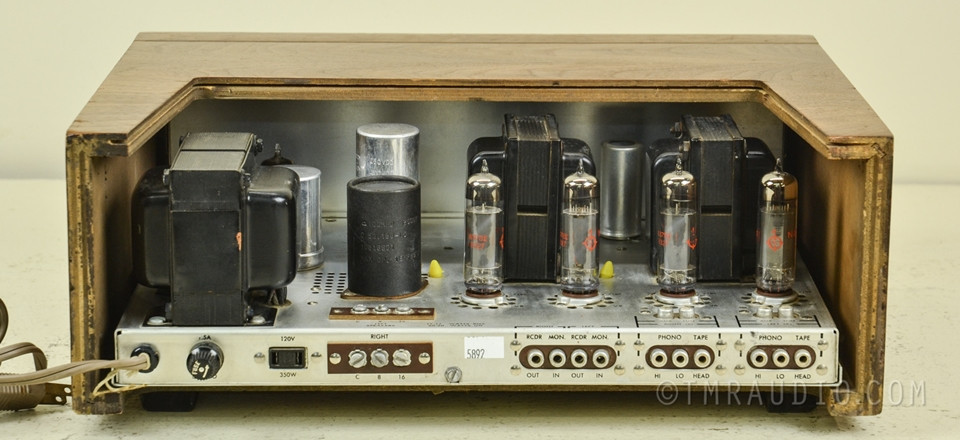Fisher X100A Vintage Integrated Tube Amplifier The Music Room