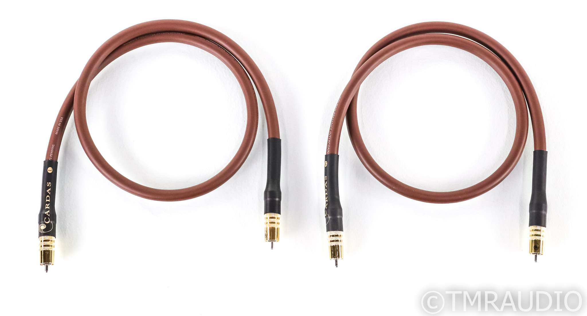 Cardas Golden Presence RCA Cables; 1m Pair Interconnects (SOLD