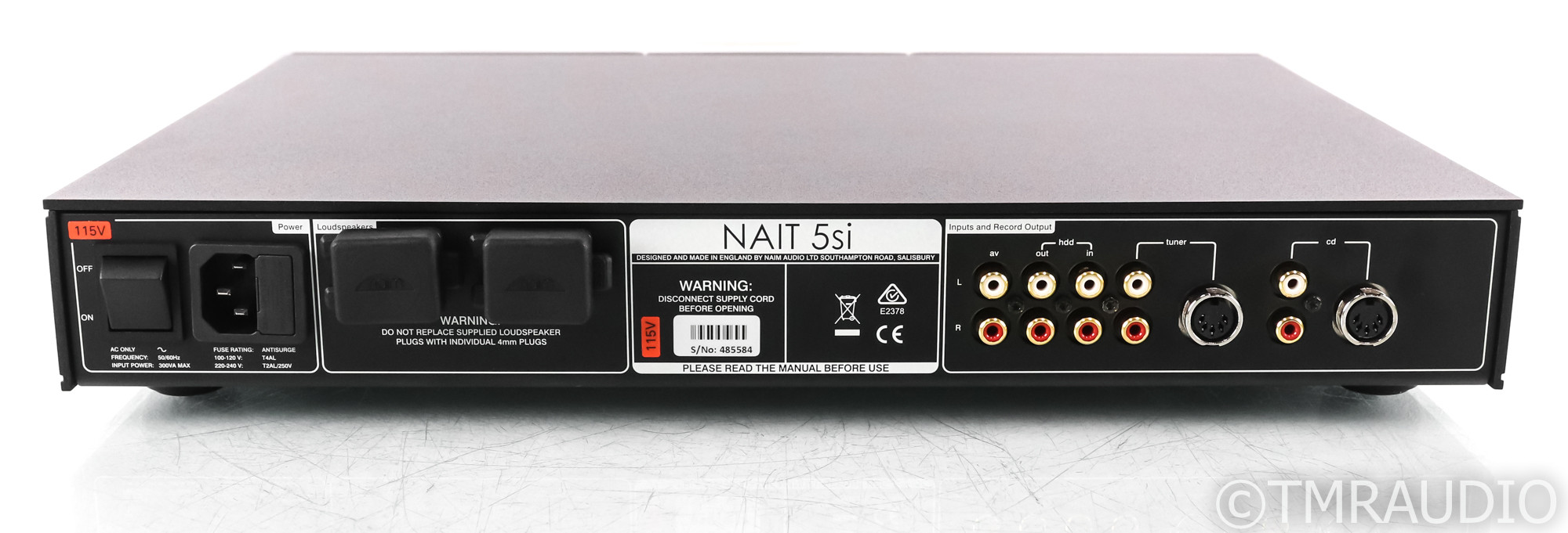 Naim Nait 5Si Stereo Integrated Amplifier; Remote; Black; 5SI (Open