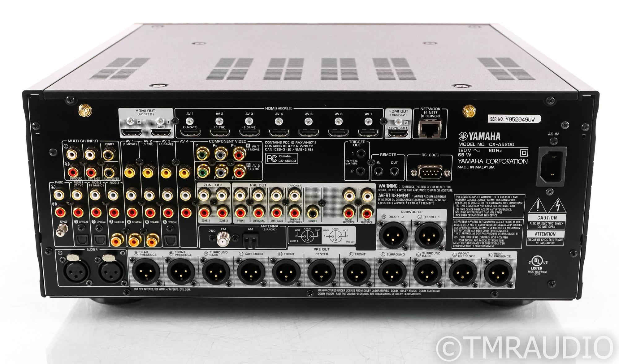 Yamaha CX-A5200 11.2 Channel Home Theater Processor; Aventage; MM