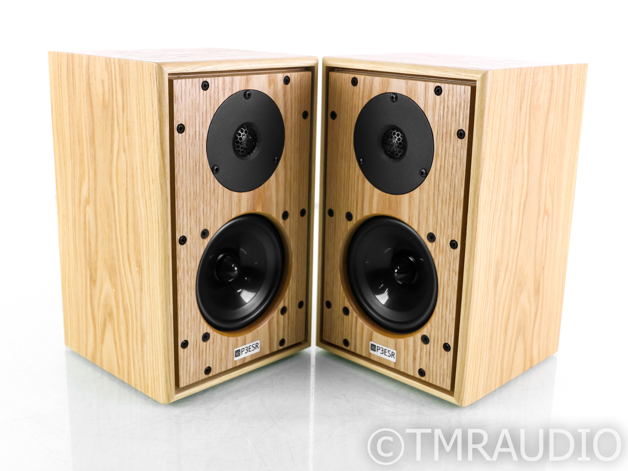 Harbeth P3ESR XD Bookshelf Speakers; Olive Ash Pair (BStock) (1/3