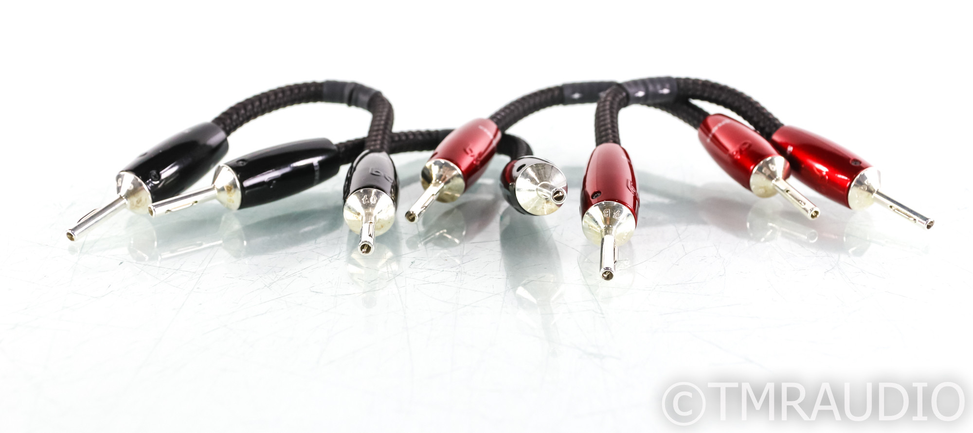 AudioQuest Saturn BiWire Speaker Jumper Cables; Silver - The Music