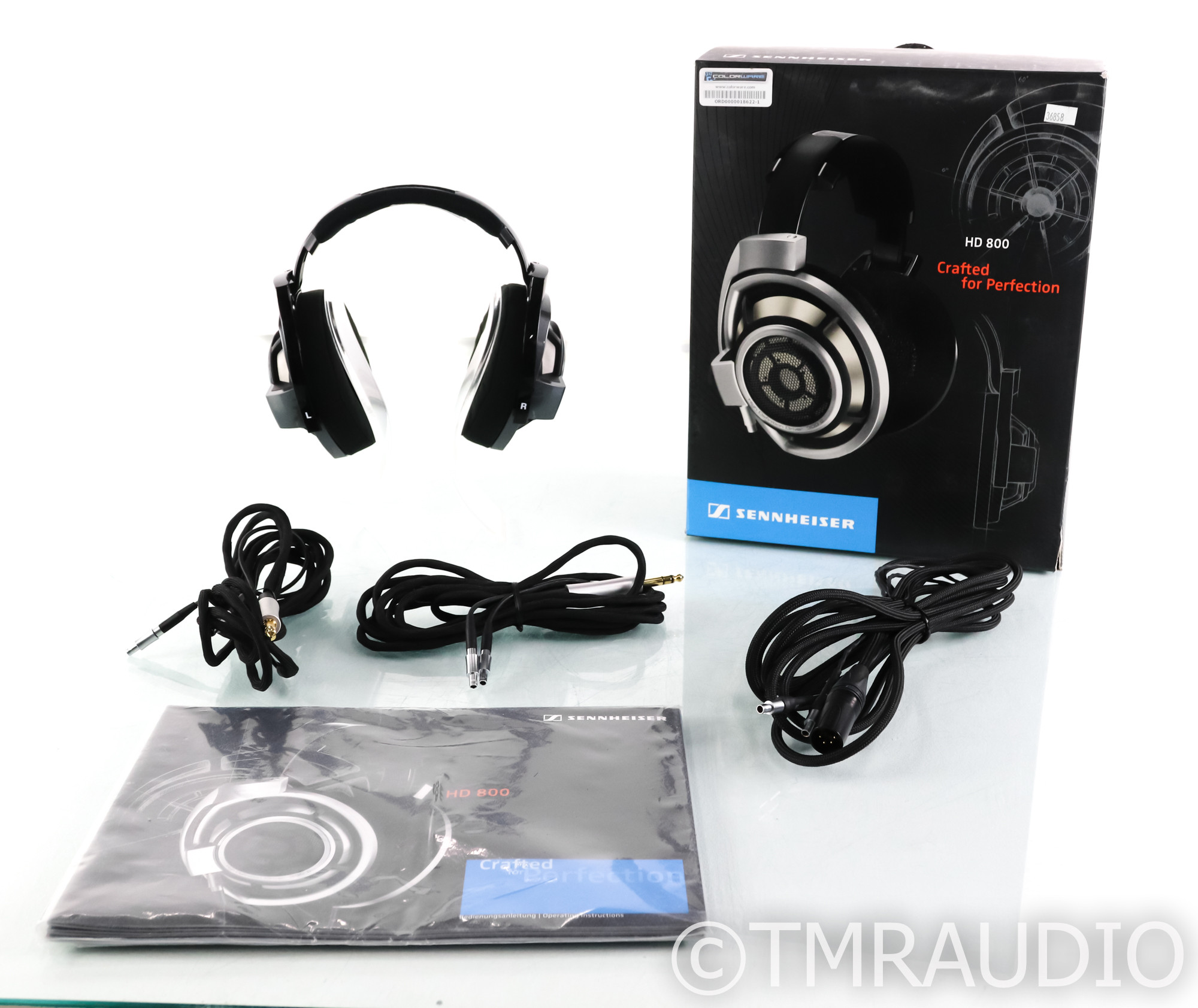 Sennheiser HD 800 Open Back Headphones; HD800; Custom Gloss Black