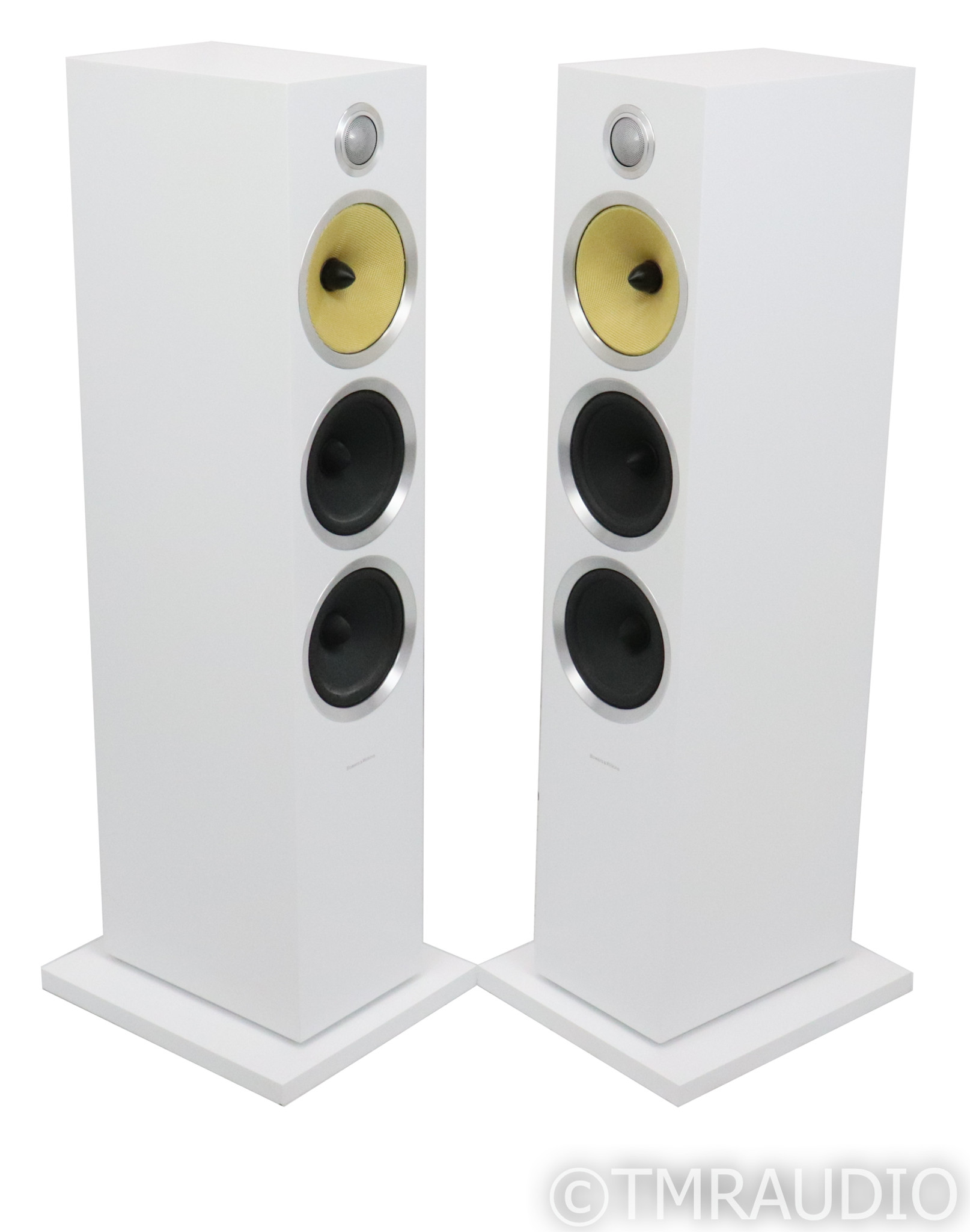 モッチャン Bowers & Wilkins B&W CM9 ペア B&W CM9 S2 Floorstanding Speakers; White Pair - The Music Room