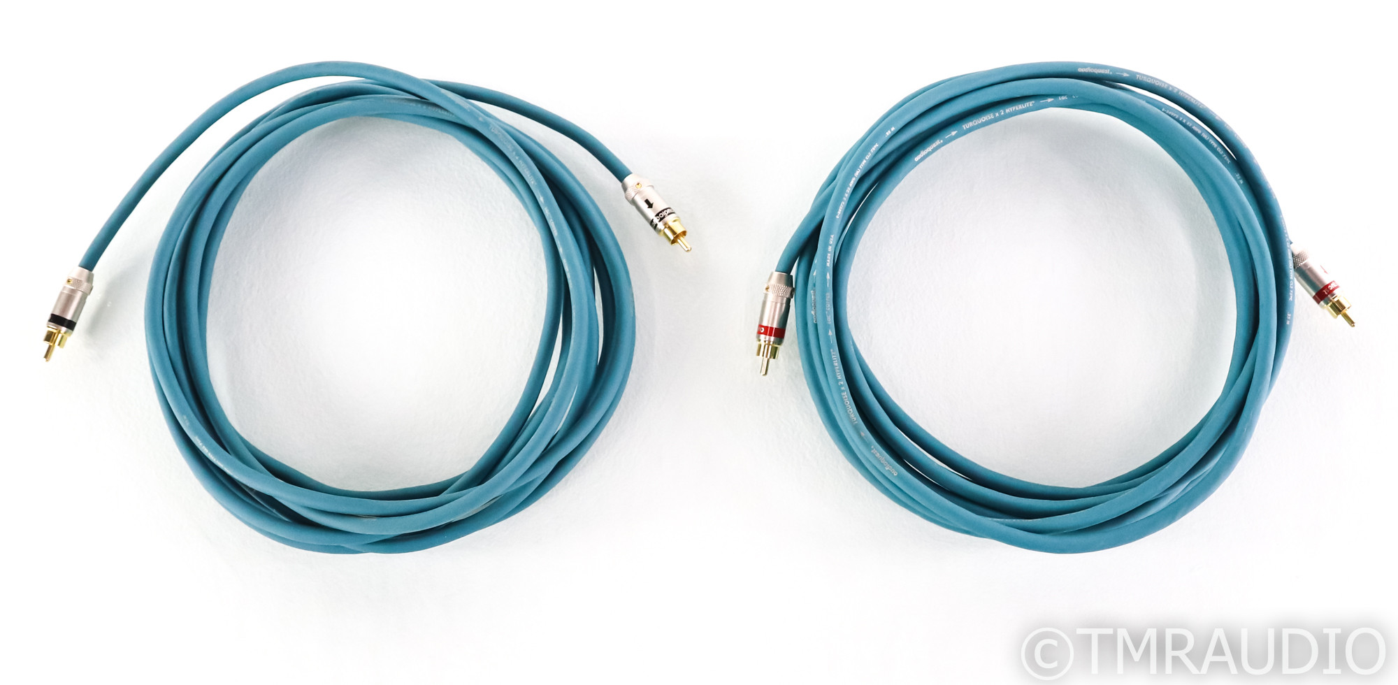 AudioQuest Turquoise x2 Hyperlitz 1mペア AudioQuest Turquoise x2 Hyperlitz RCA Cables