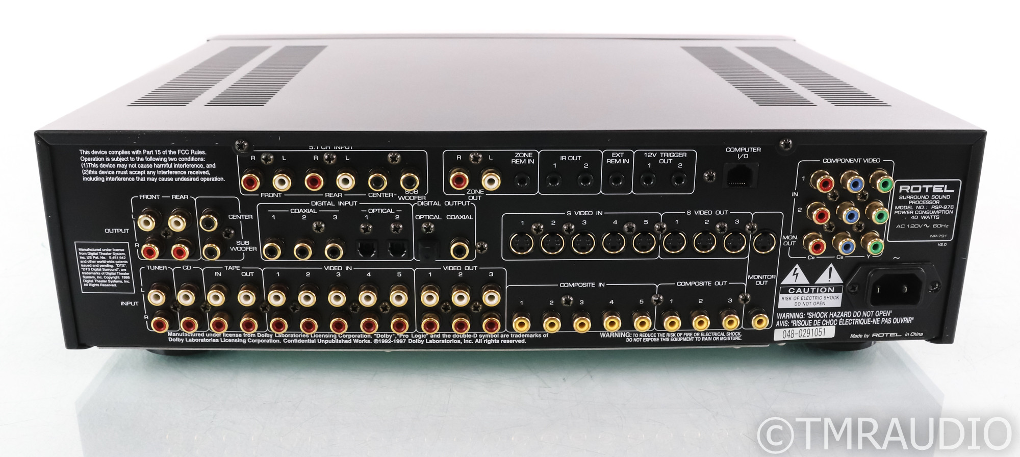 Rotel RSP-976 5.1 Channel Home Theater Processor