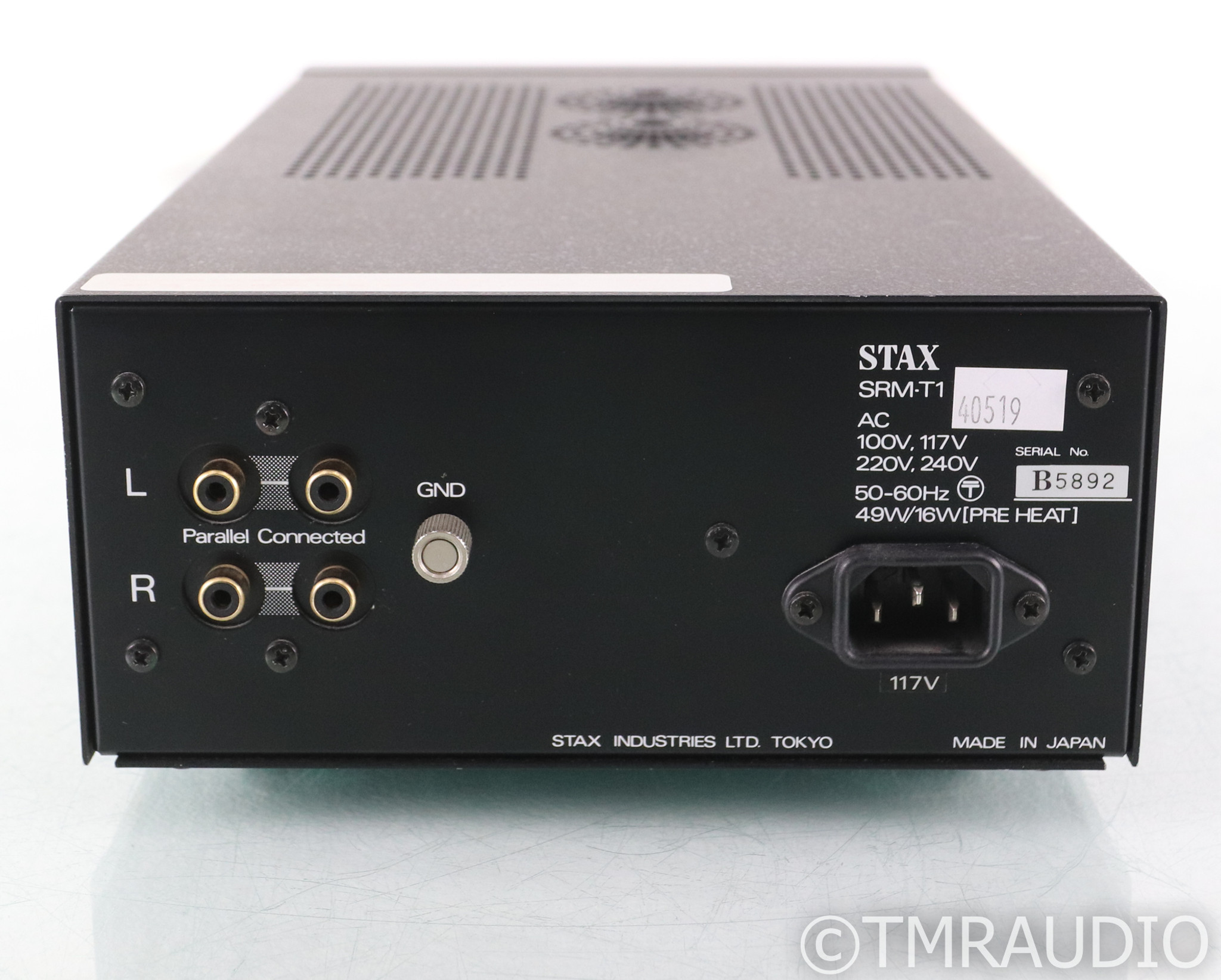 Stax SRM-T1 Tube Headphone Amplfiier; SRMT1