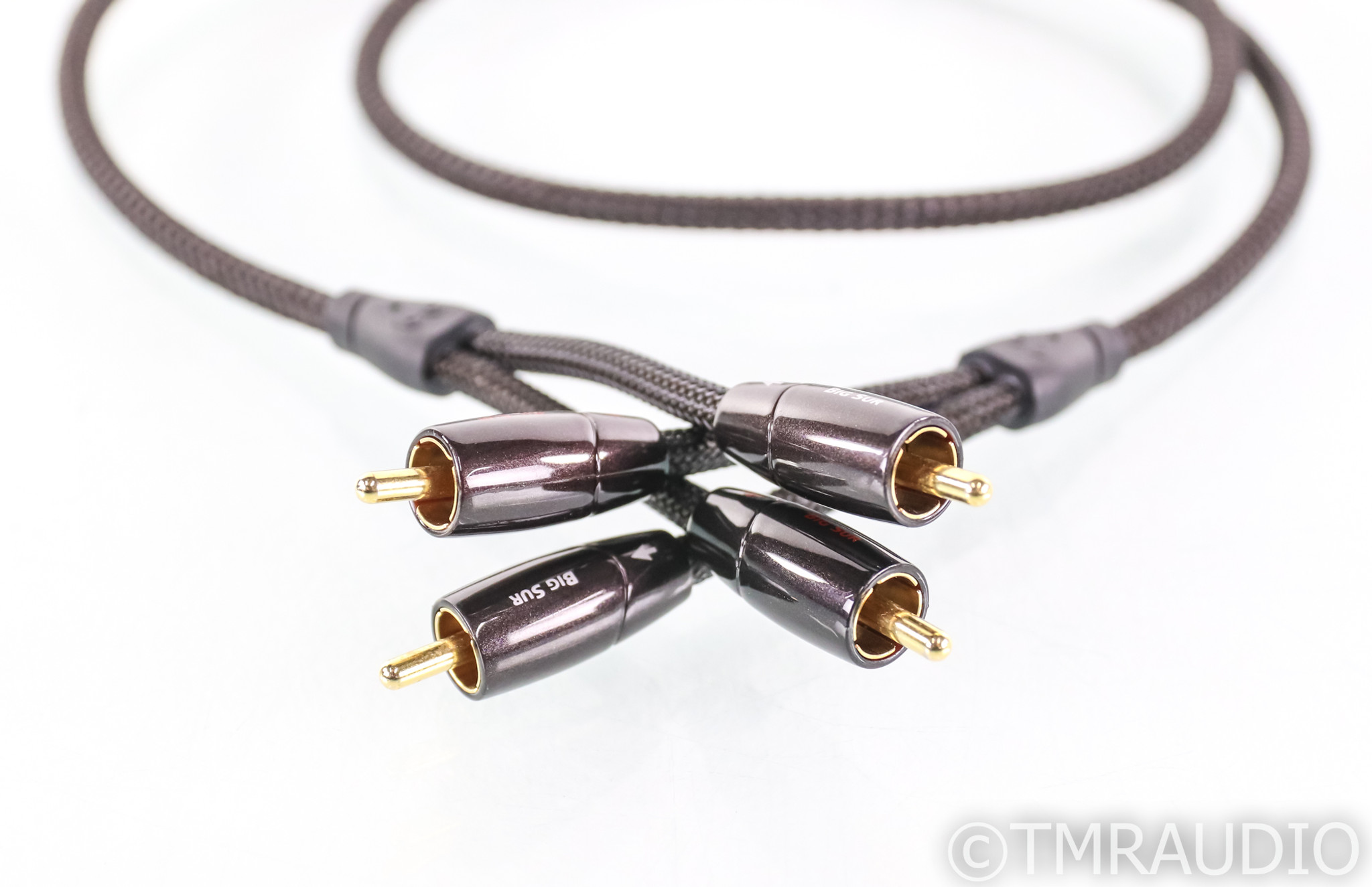 AudioQuest Big Sur RCA Cables; 1m Pair Unbalanced Interconnects (Open Box)