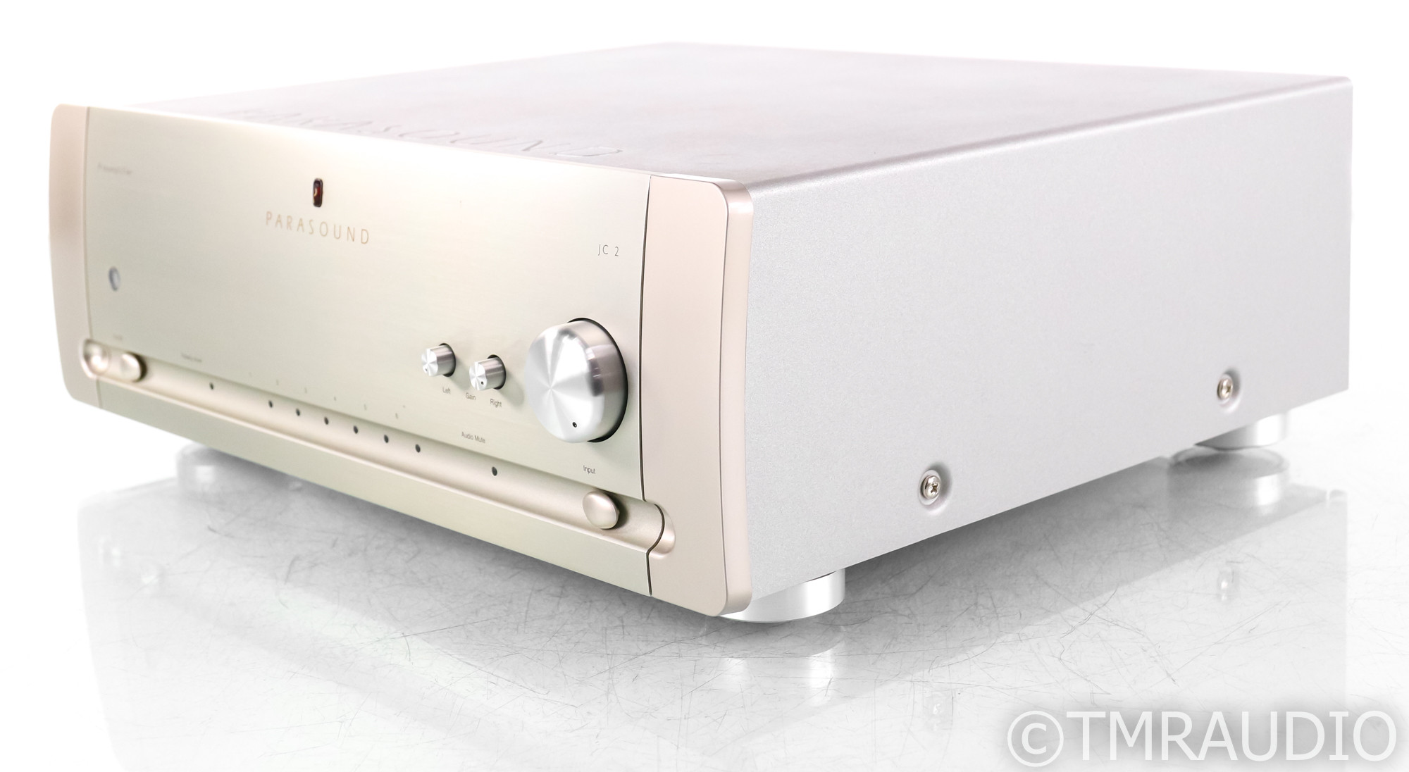 Parasound Halo JC 2 Stereo Preamplifier; JC2; Remote; Silver The