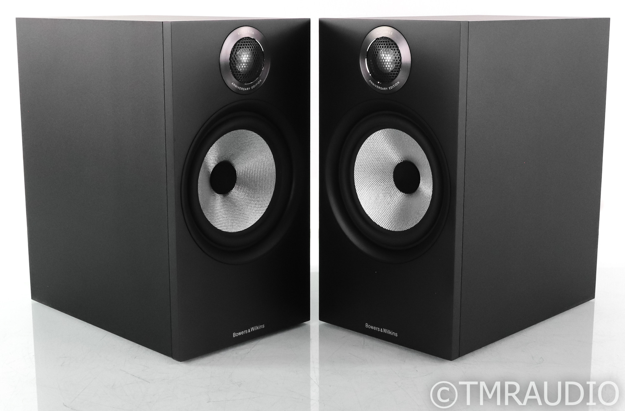 B&W 606 S2 Anniversary Edition Bookshelf Speakers; Black Pair