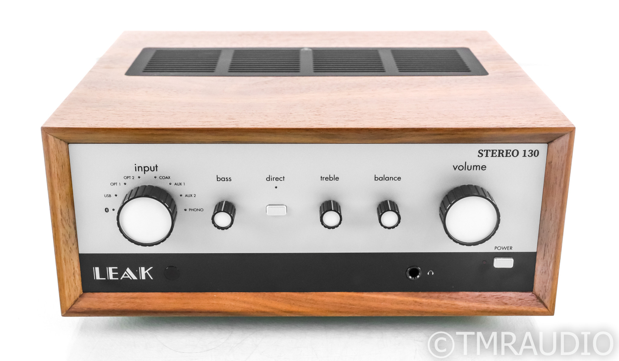LEAK Stereo 130 Hi-Fi アンプ USB/DAC LEAK Stereo 130 (Silver) Integrated amplifier with built-in