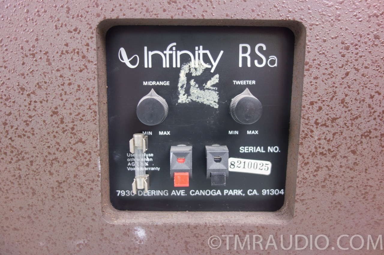 infinity rsa speakers