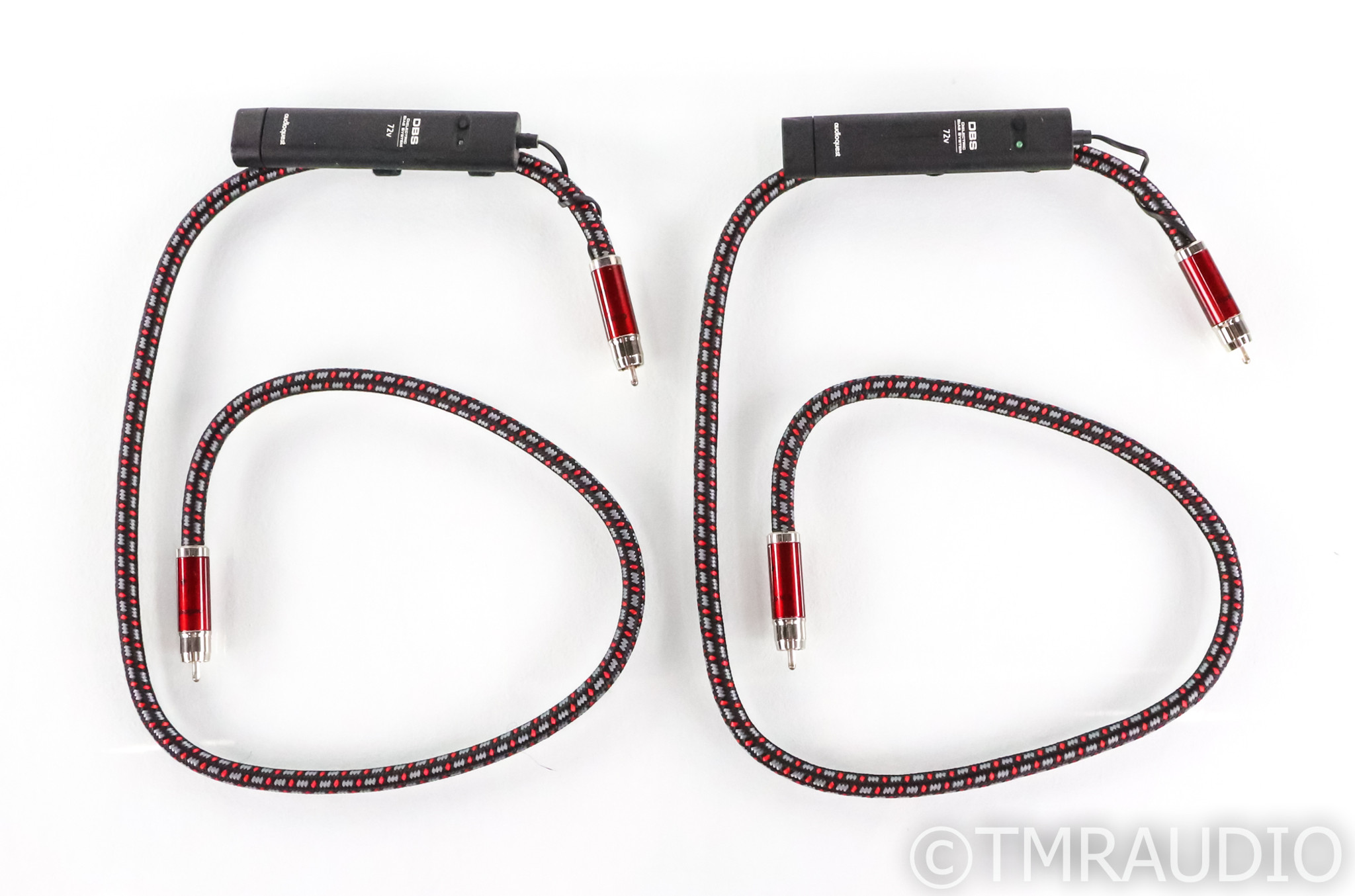 AudioQuest Colorado RCA Cables; 1m Pair Interconnects; 72v