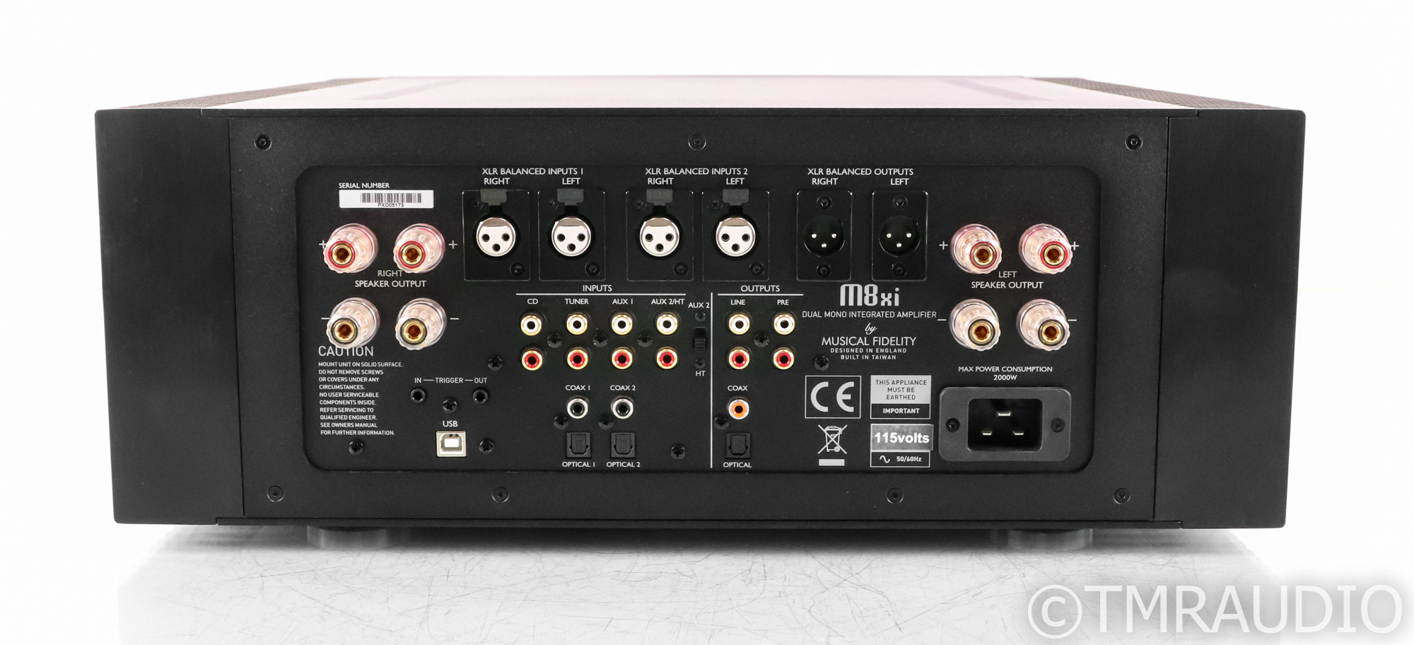 Musical Fidelity M8xi Stereo Integrated Amplifier; M8xi; Remote; Dual