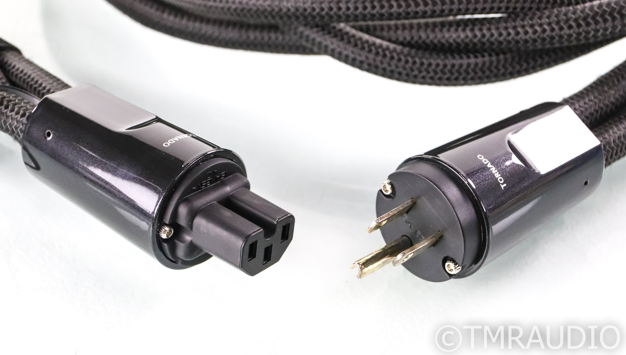 AudioQuest Tornado HighCurrent Power Cable; 3m AC Cord; Black The