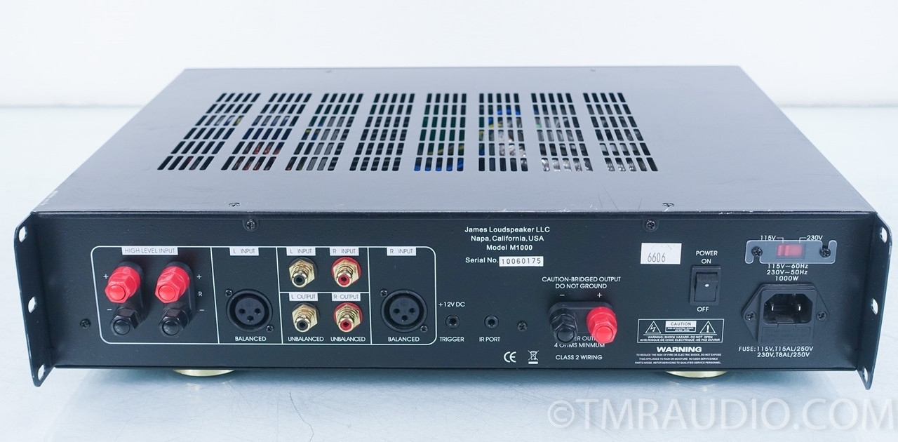 James M1000 Subwoofer Amplifier ASIS The Music Room