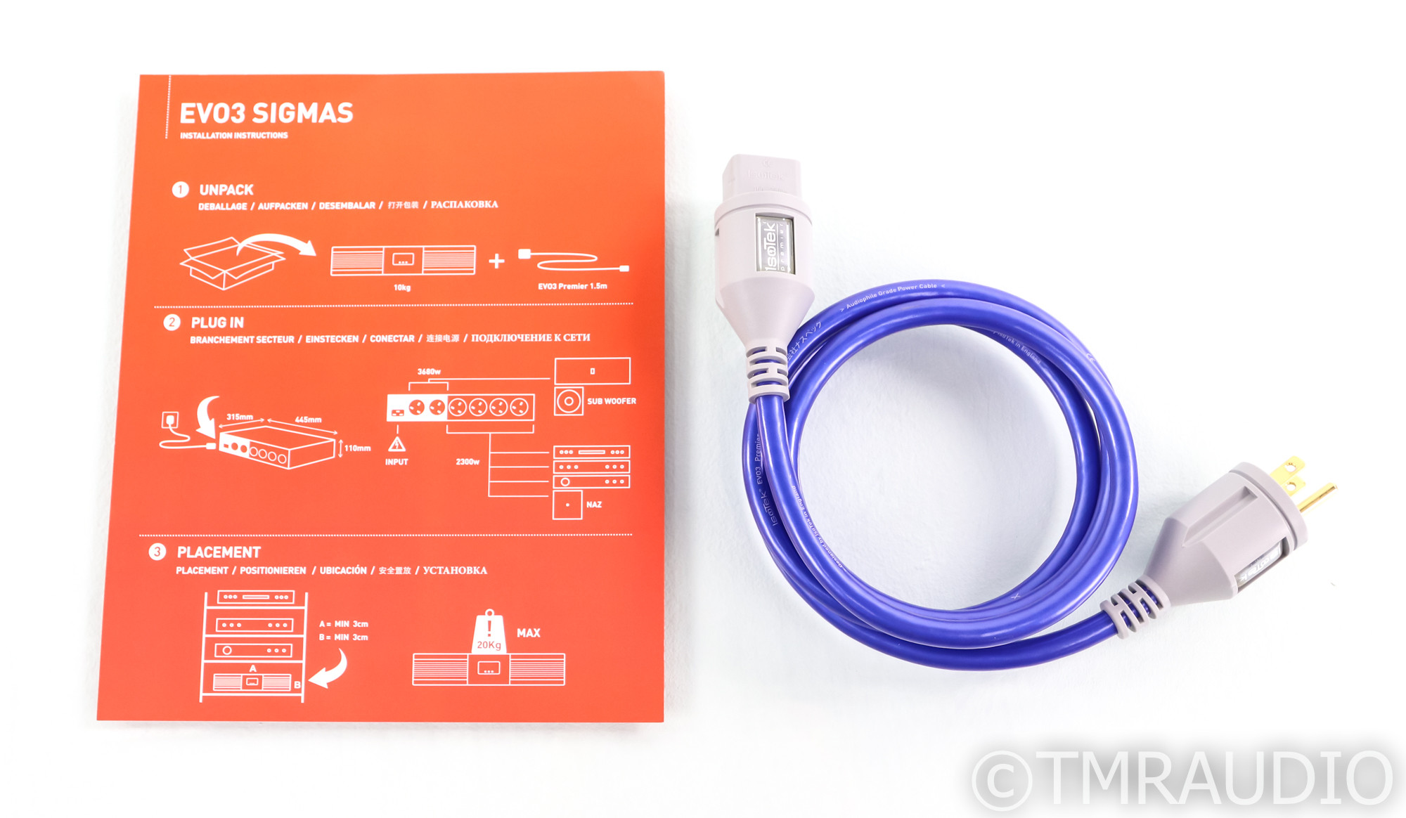 IsoTek Evo3 Sigmas AC Power Line Conditioner; evo-3; III; Black - The ...