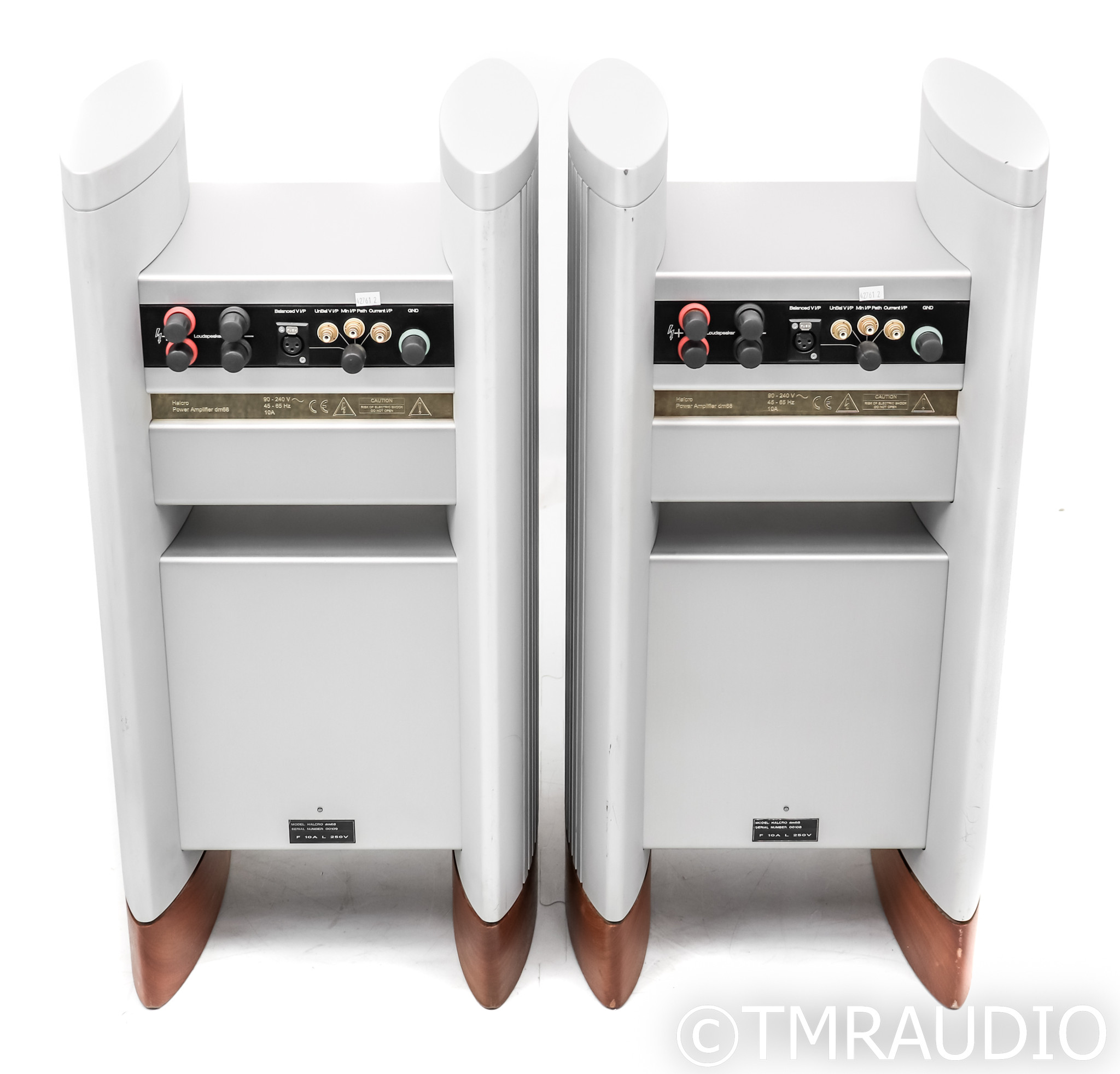 Halcro DM68 Mono Power Amplifier; DM-68; Silver Pair