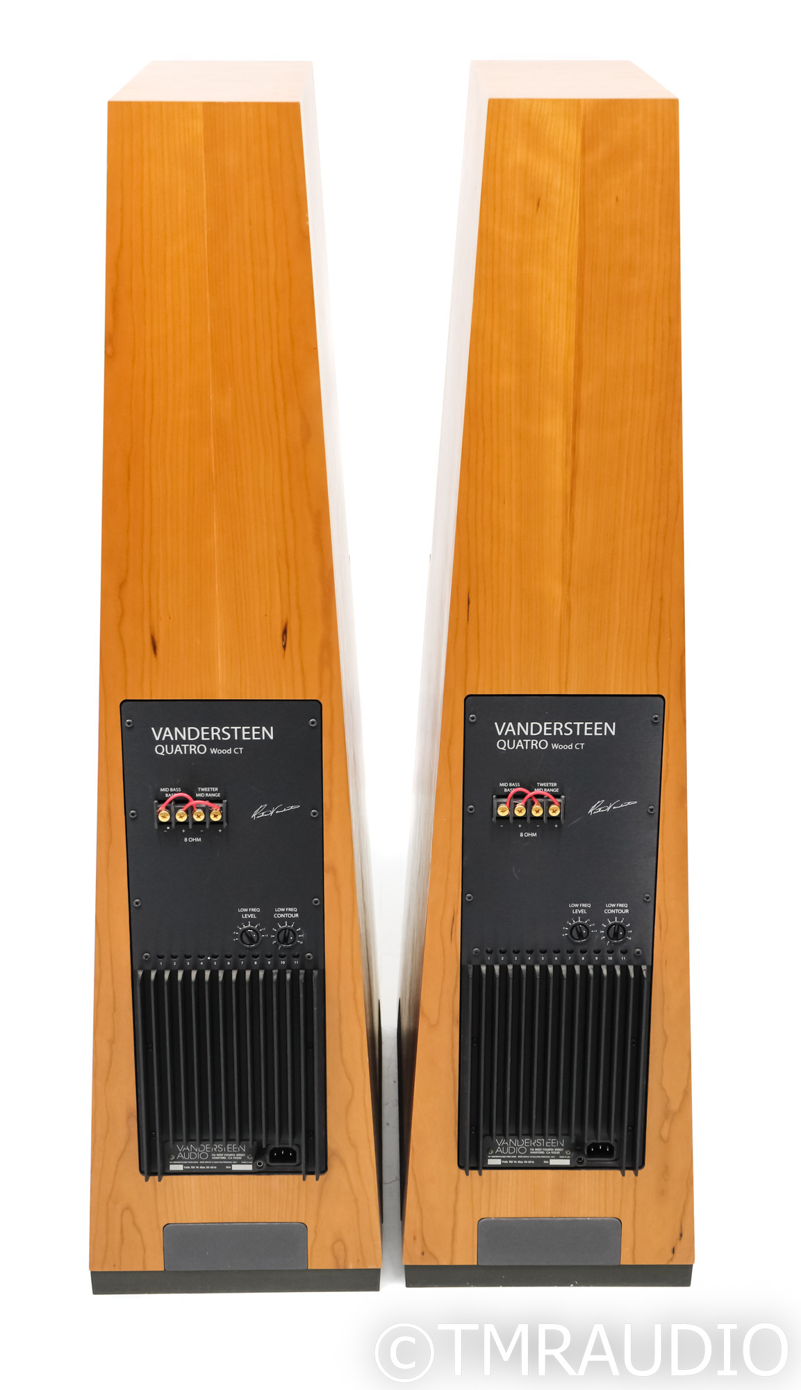 Vandersteen Quatro Wood CT Floorstanding Speakers; Cherry Pair; M5HPB