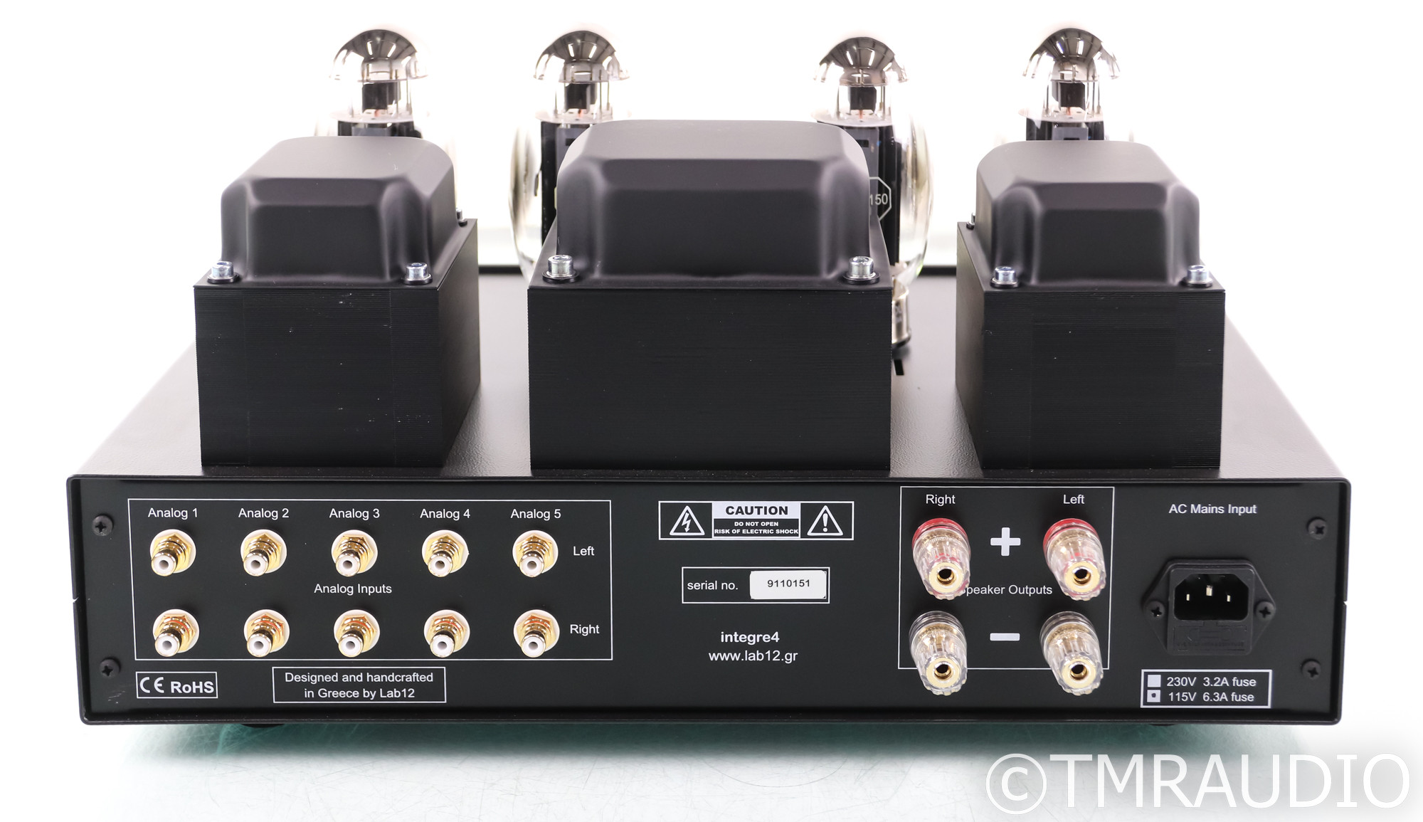 LAB 12 Integre4 Stereo Tube Integrated Amplifier; Black (Open Box