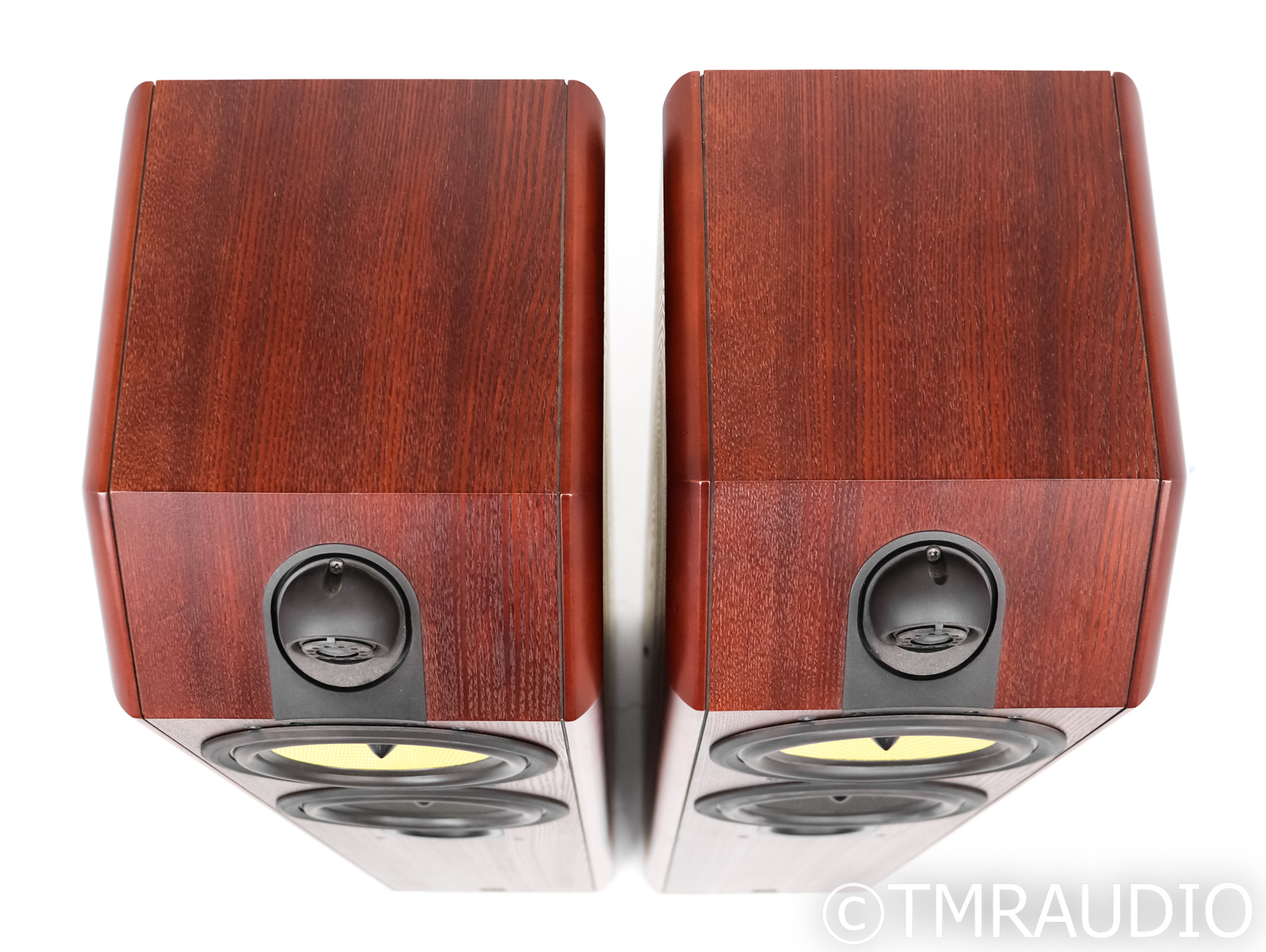 B&W CDM7 Special Edition Floorstanding Speakers; Red Ash Pair; CDM-7SE