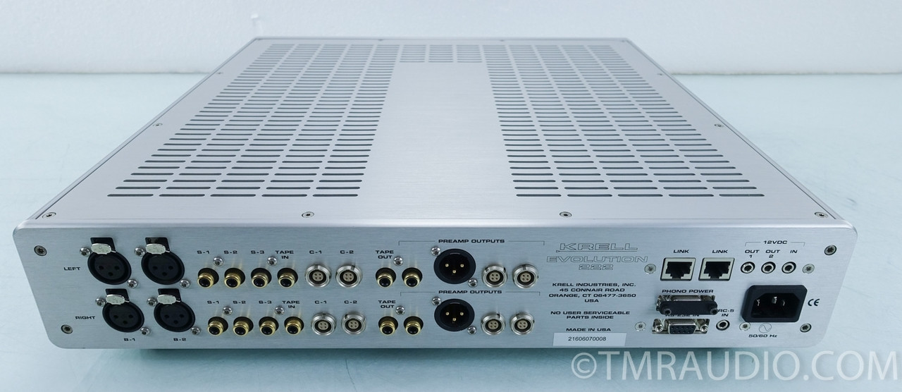 Krell Evolution 222 Stereo Preamplifier - The Music Room