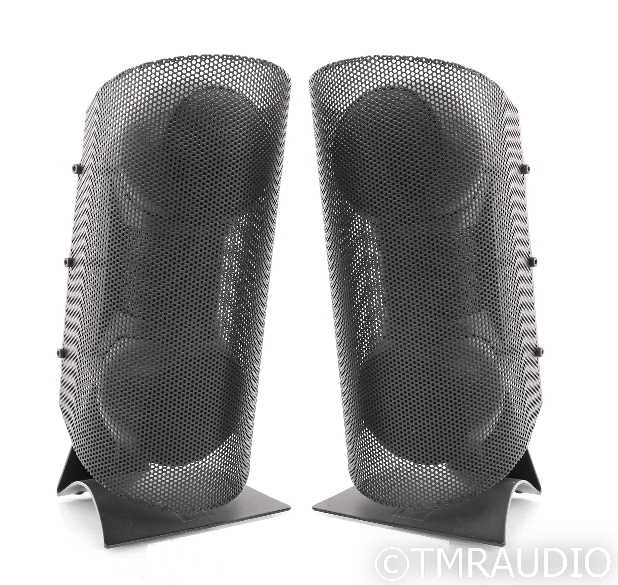 Anthony Gallo Acoustics Due Bookshelf / Desktop Speakers; Black Pair w/  Stands