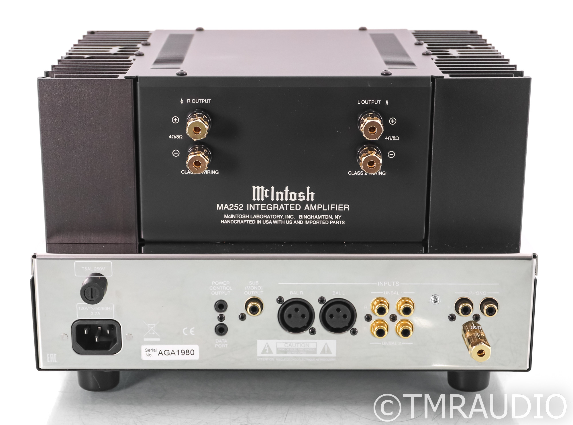 McIntosh MA252 Stereo Tube Hybrid Integrated Amplifier; Remote; MM