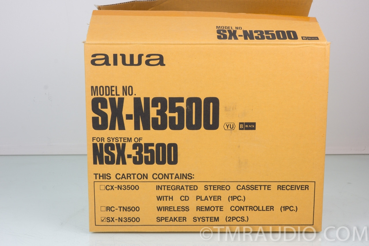 Aiwa NSX3500 Compact Stereo Shelf System in Factory Box The Music Room