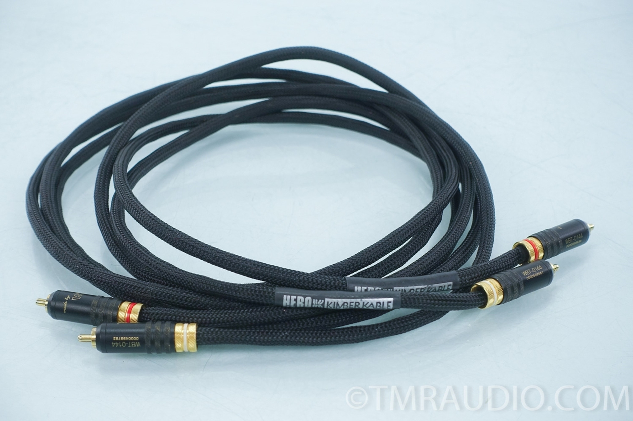 Kimber Kable Hero RCA Cables; 2m Pair w/ WBT-0144 - The Music Room