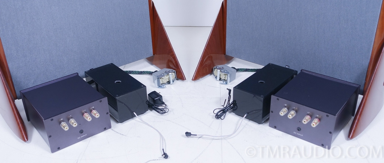 King Sound King III Electrostatic Speakers; Factory Crates; Upgrades