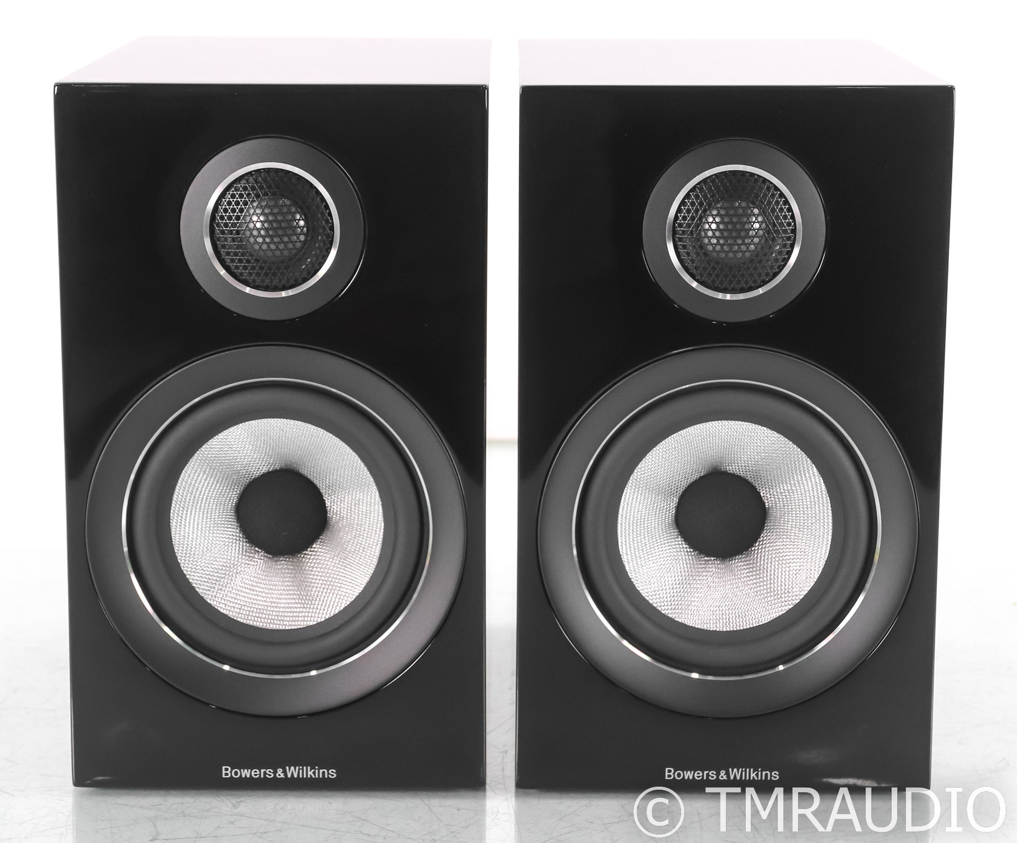 B&W 707 S2 Bookshelf Speakers; S-2; Piano Black Pair (SOLD) - The