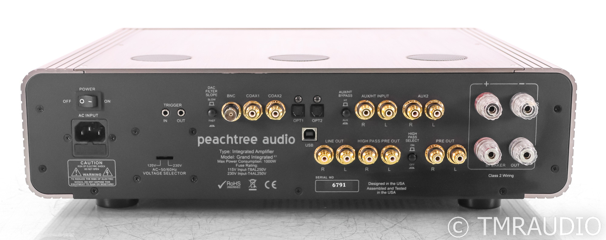 Peachtree Grand Integrated X1 Stereo Integrated Amplifier; X1; Tube