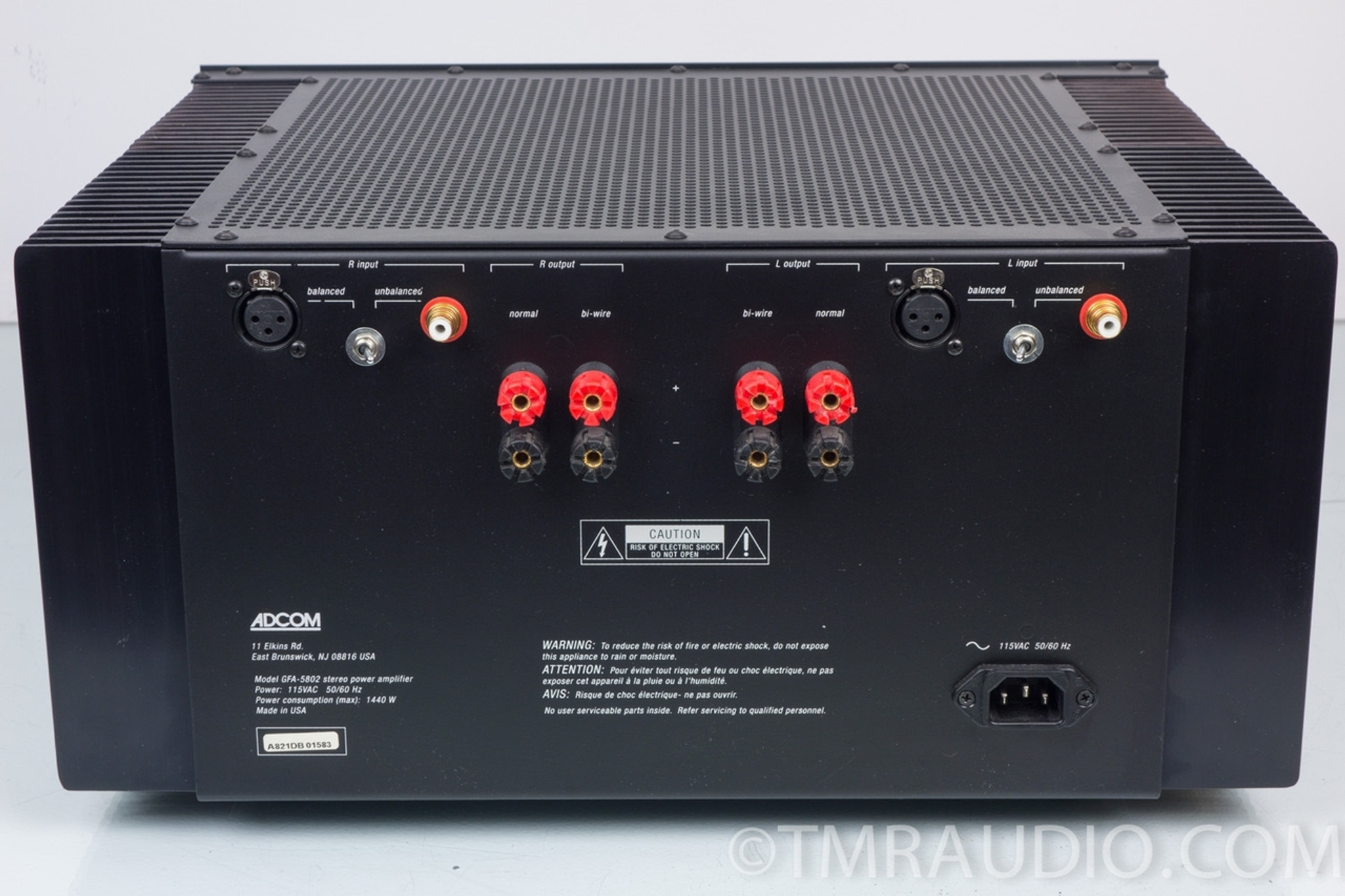 GFA5802 Stereo Power Amplifier in Factory Box; 300w / ch The