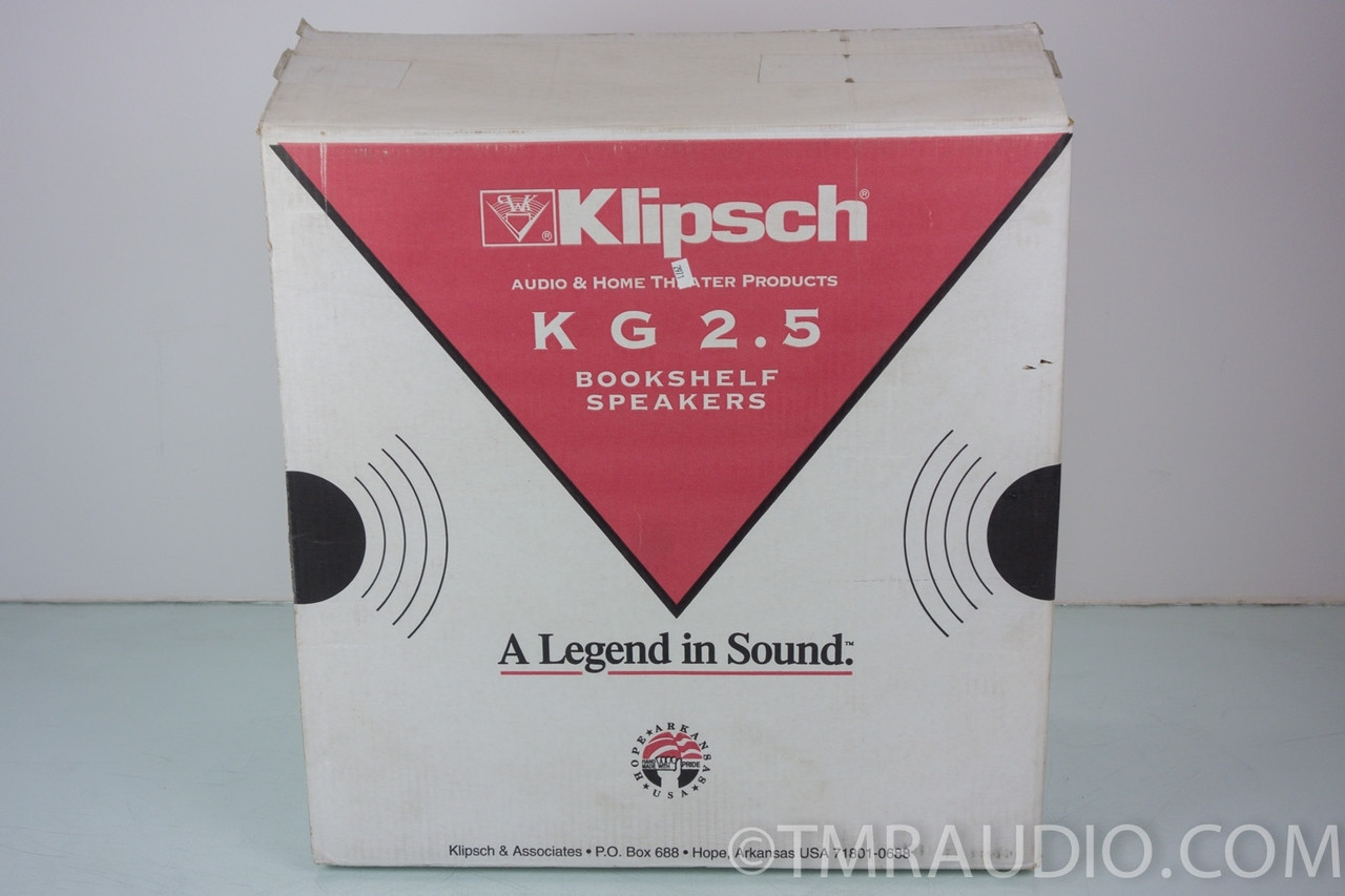 Klipsch KG2.5 Bookshelf Speakers in Factory Box The Music Room