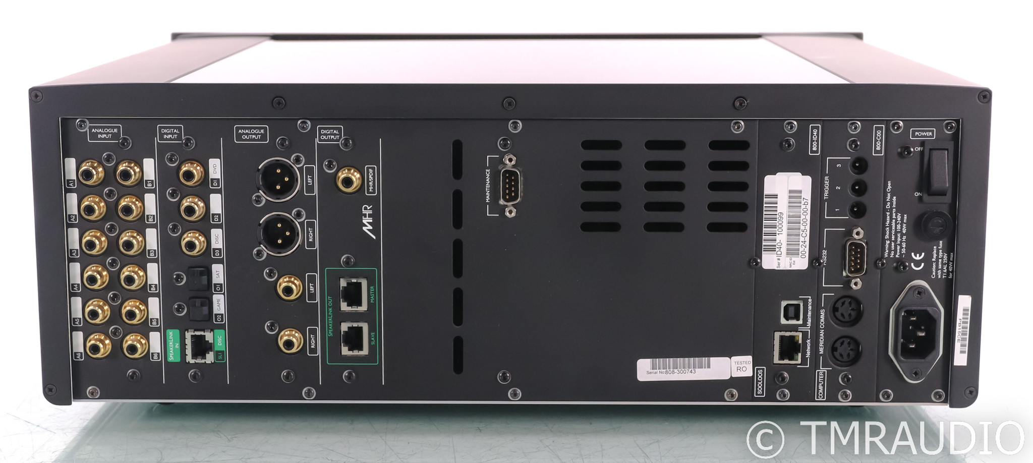 Meridian 808.3 Signature CD Player / DAC; Streamer; Preamplifier