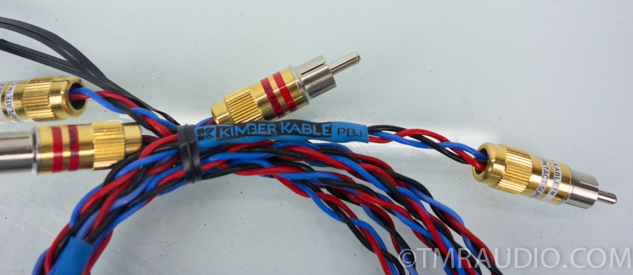 KIMBER キンバー PBJ 1m Kimber Kable PBJ Interconnect Cable - 1.0 Meter - RCA to RCA - Pair