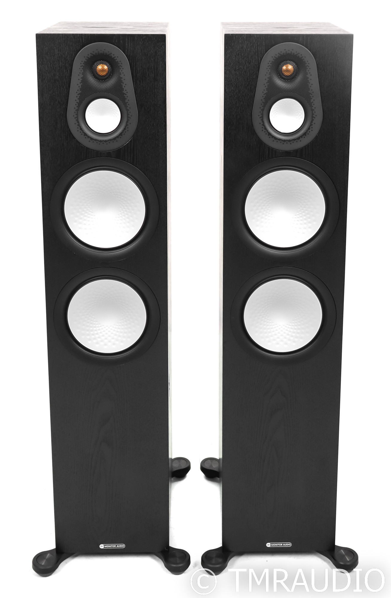 Monitor Audio Silver 500 7G Floorstanding Speakers; Black Oak Pair