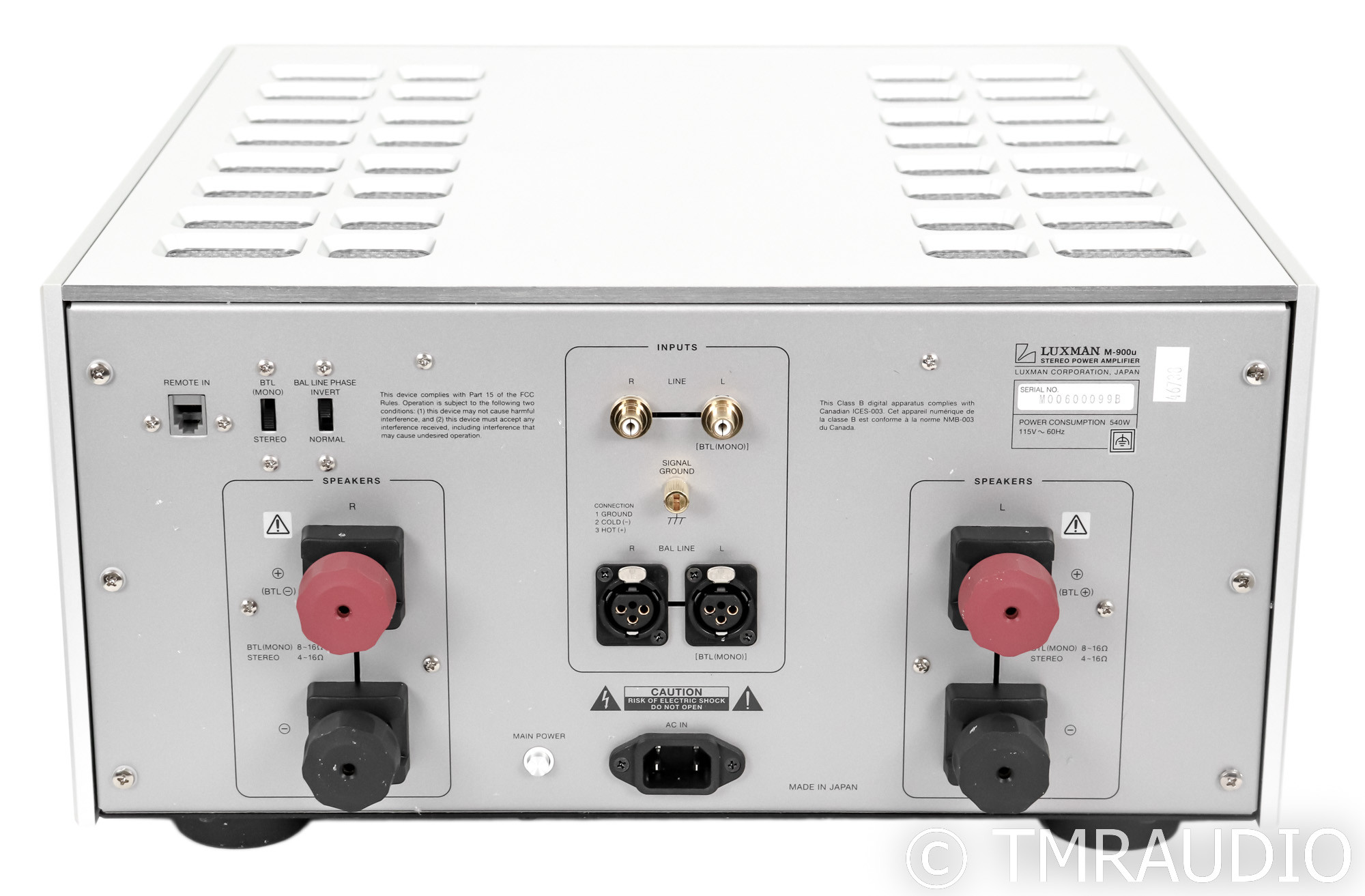 Luxman M-900u Stereo Power Amplifier